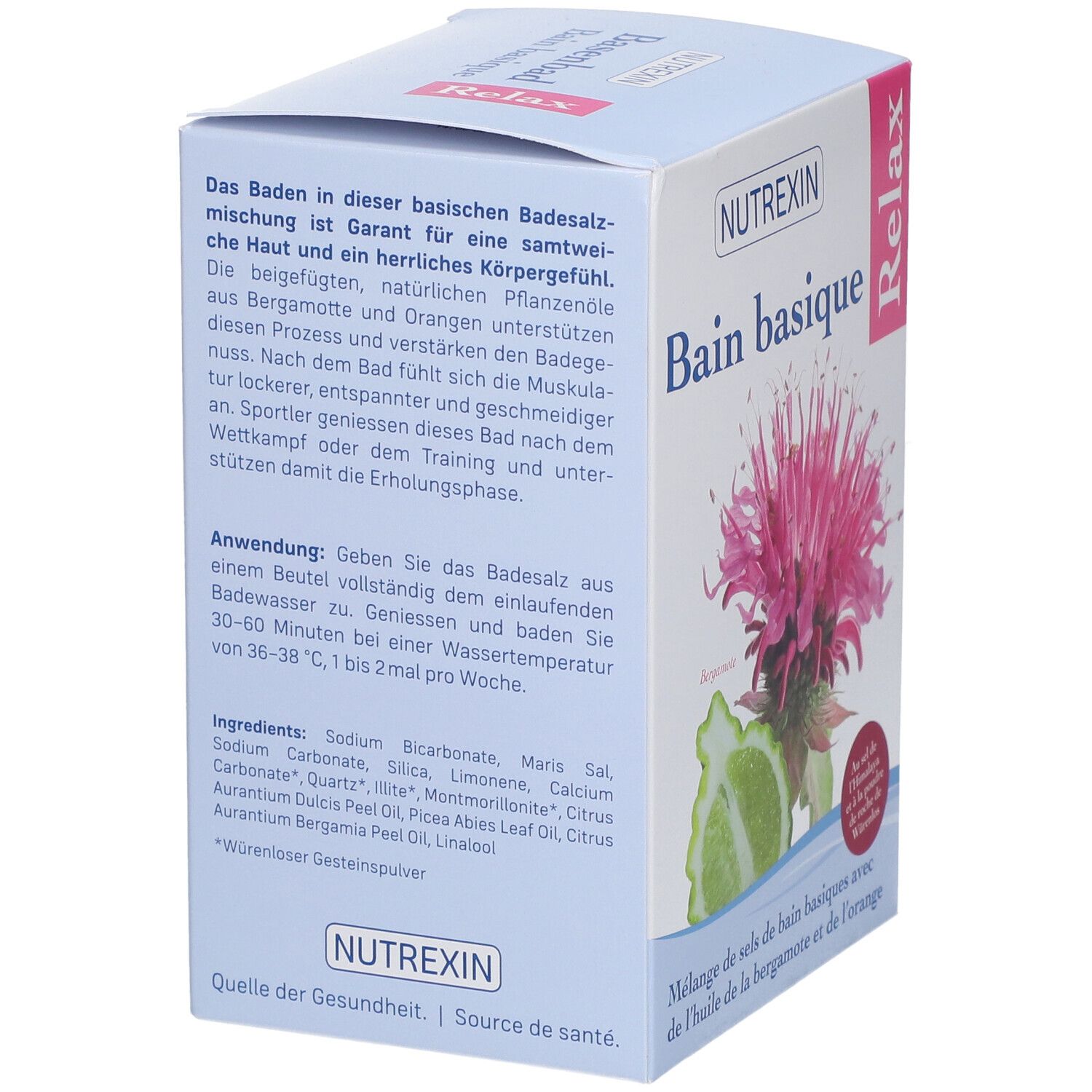 NUTREXIN Sels de bain basiques Relax