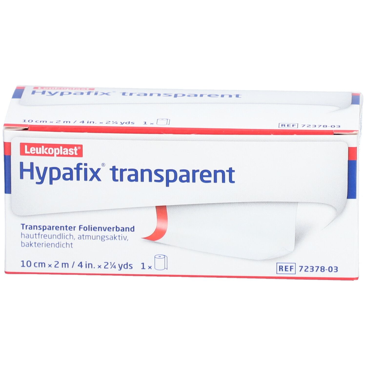 HYPAFIX Transparent Film adhésif transparent en rouleau 10 cm x 2 m
