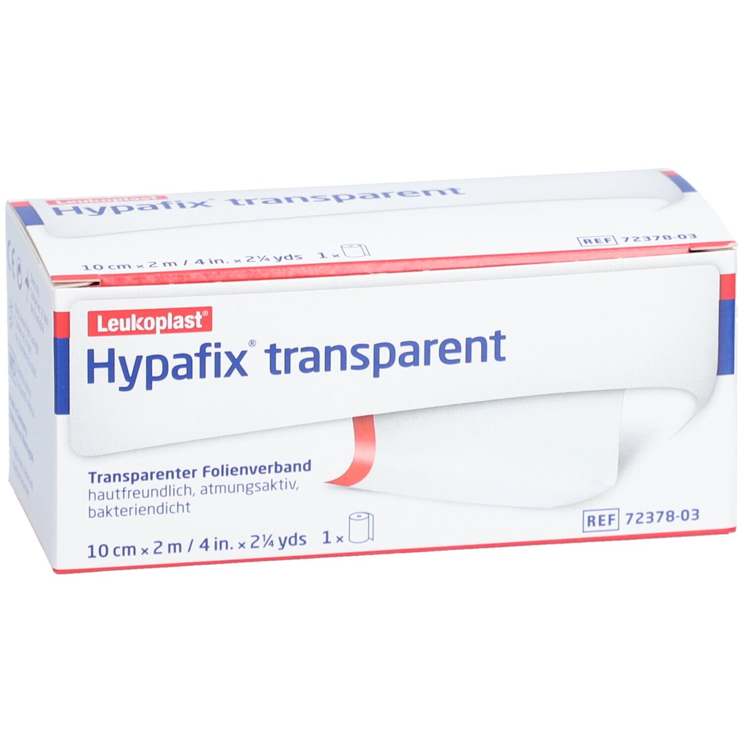 HYPAFIX Transparent Film adhésif transparent en rouleau 10 cm x 2 m