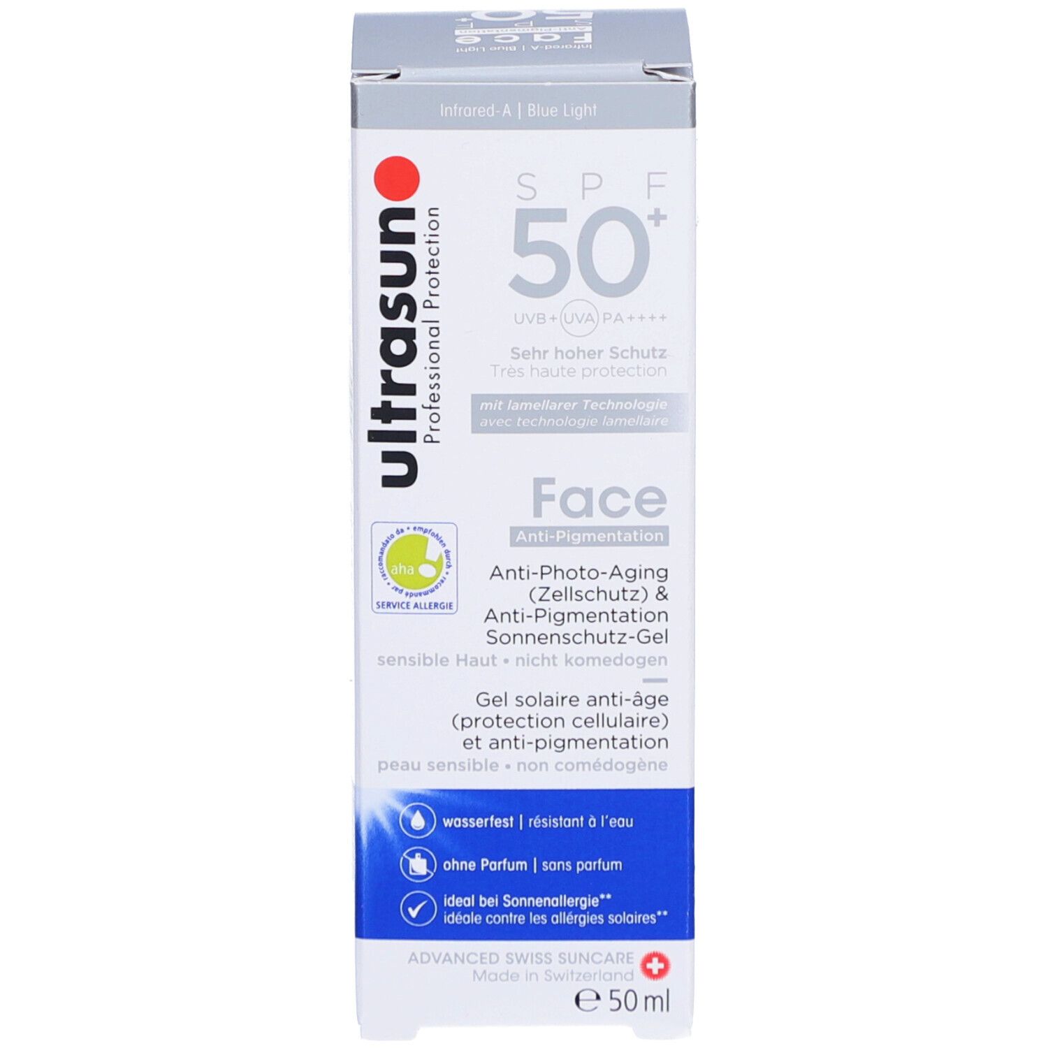 Ultrasun Face SPF50+ Wasserfest