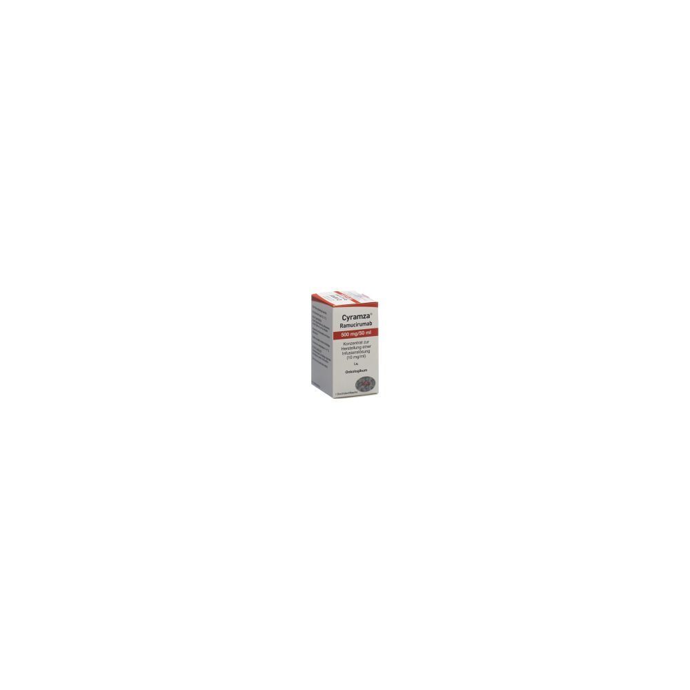 CYRAMZA Inf Konz 500 mg/50ml Durchstf