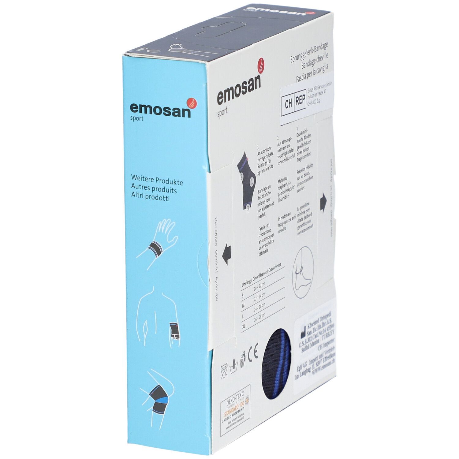 EMOSAN sport Sprunggelenk-Bandage XL