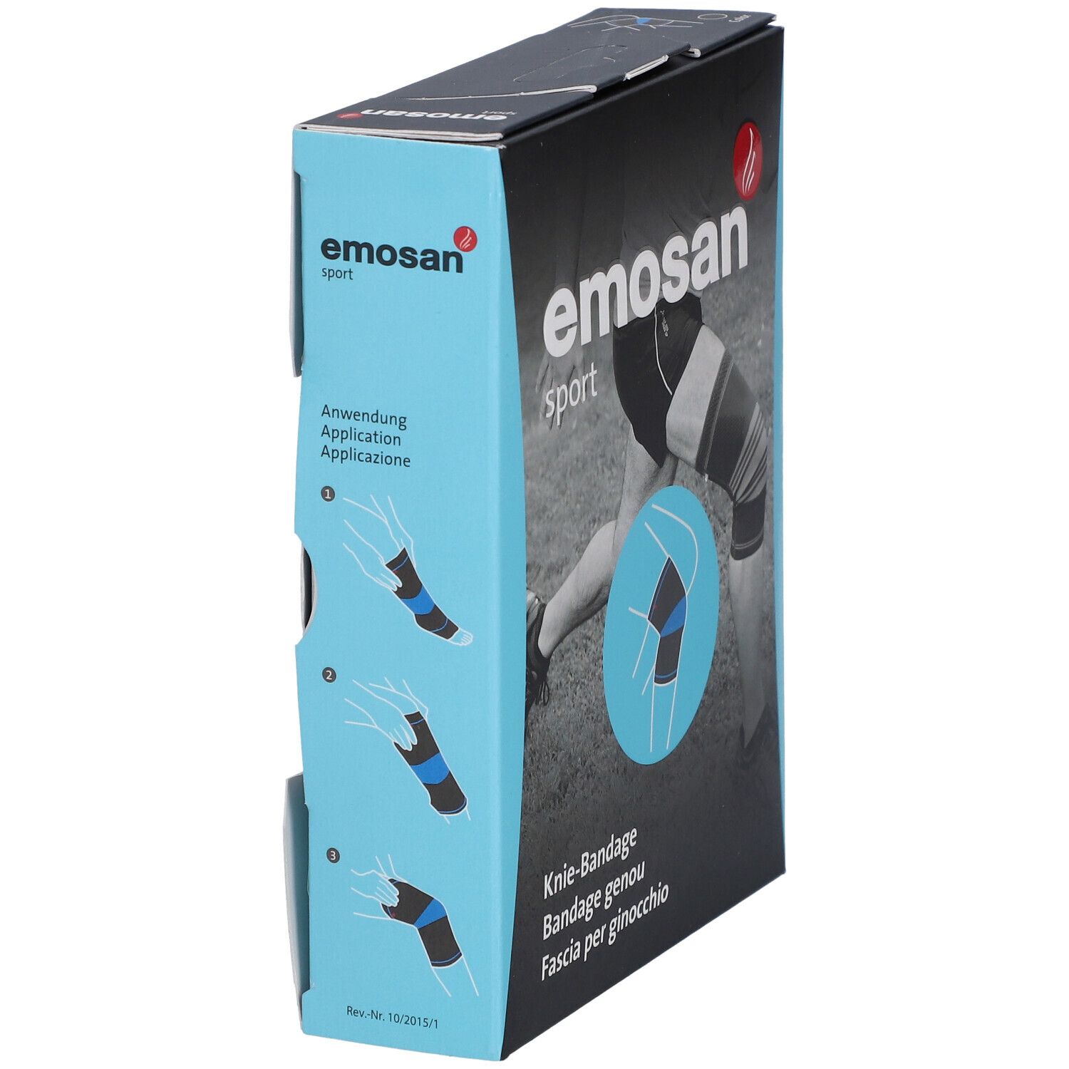 EMOSAN Sport Bandage de genou Taille M 36 -38 cm