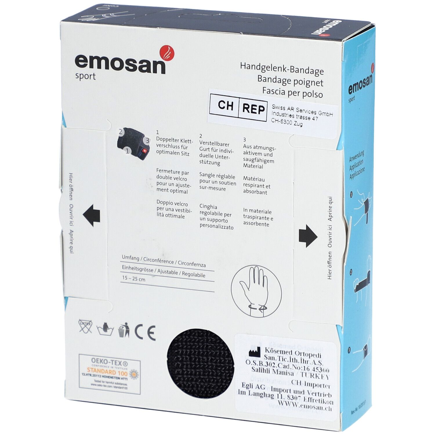 EMOSAN sport Handgelenk-Bandage one size