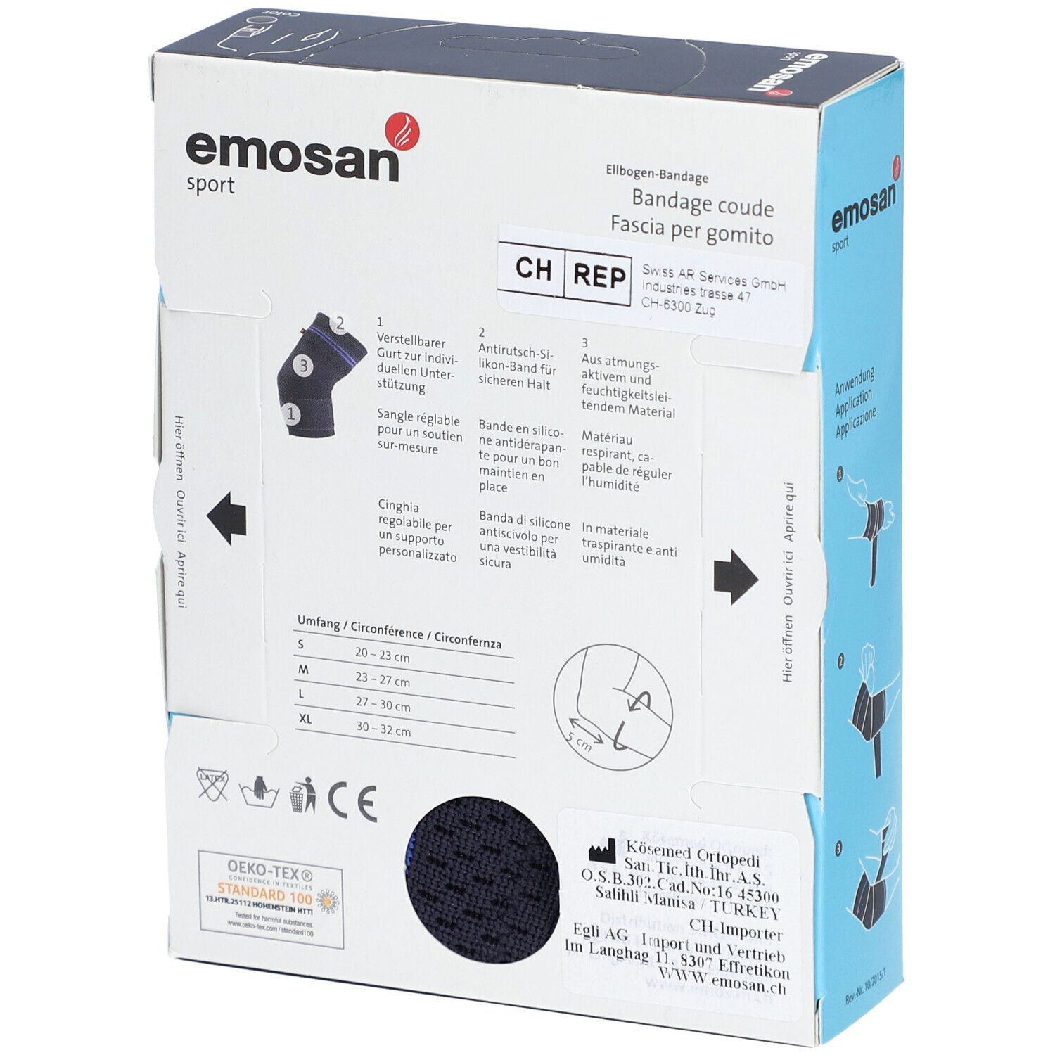 EMOSAN sport Ellbogen-Bandage S