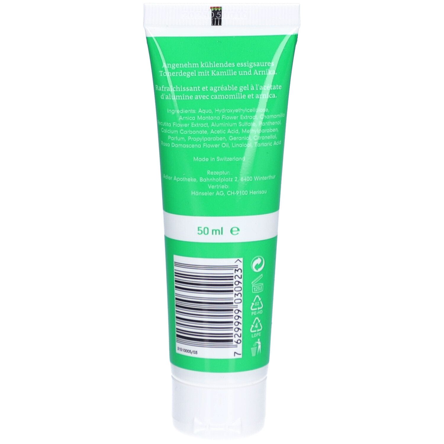 Acetosan Apothekers Original - Essigsaures Tonerdegel mit Kamille und Arnika