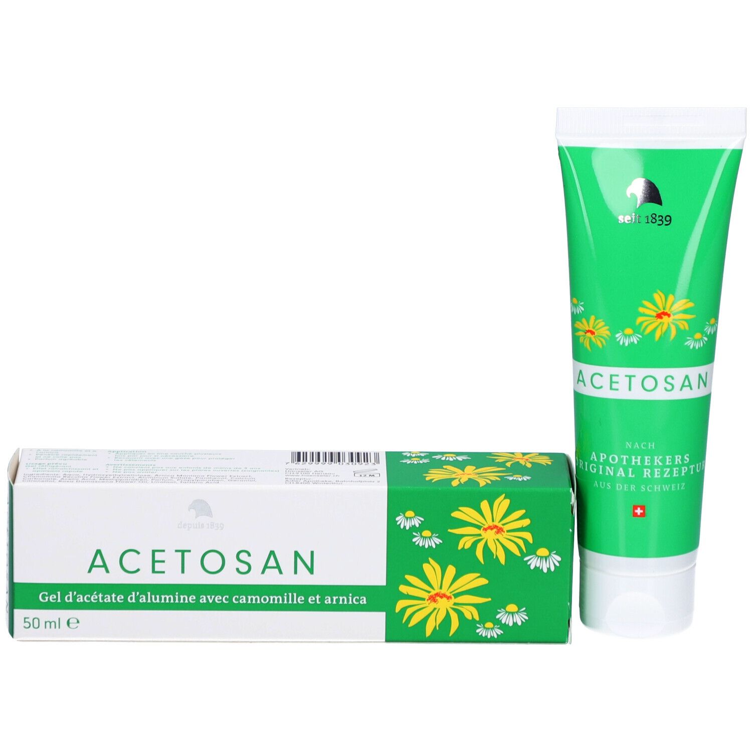 Acetosan Apothekers Original - Essigsaures Tonerdegel mit Kamille und Arnika