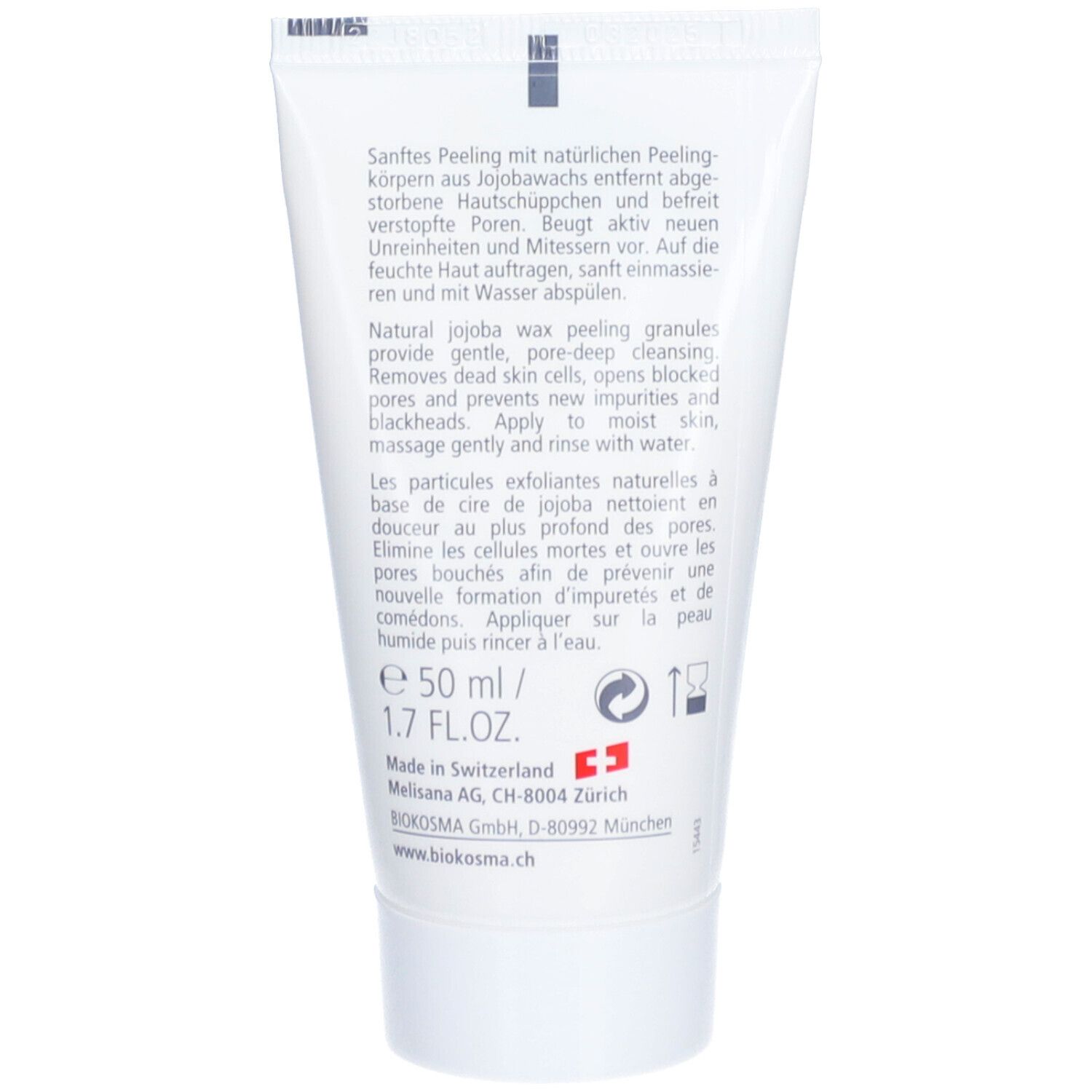 BIOKOSMA PURE Visage Soft Peeling 50 ml