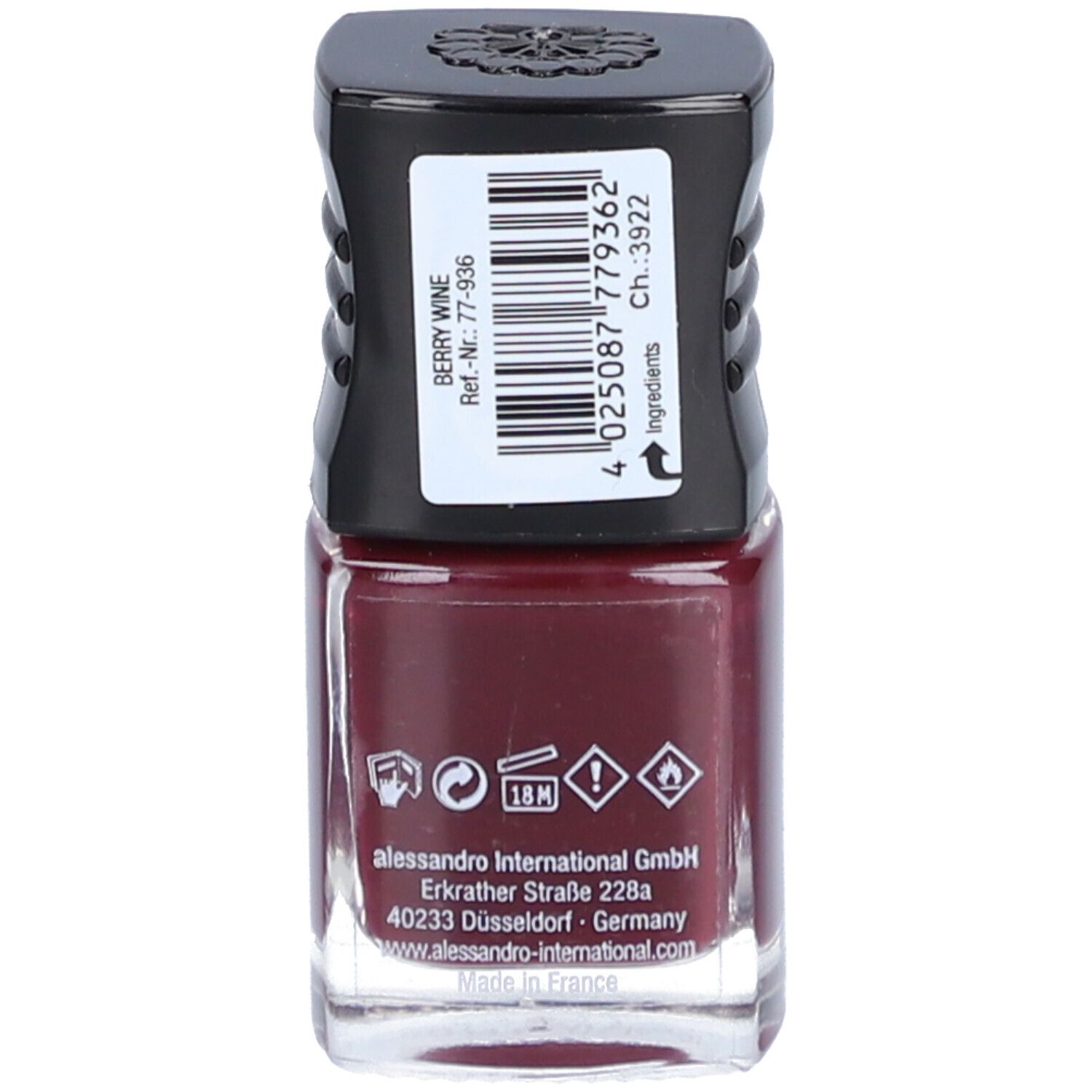 ALESSAN Nagellack ohne Verp 936 Berry Wine