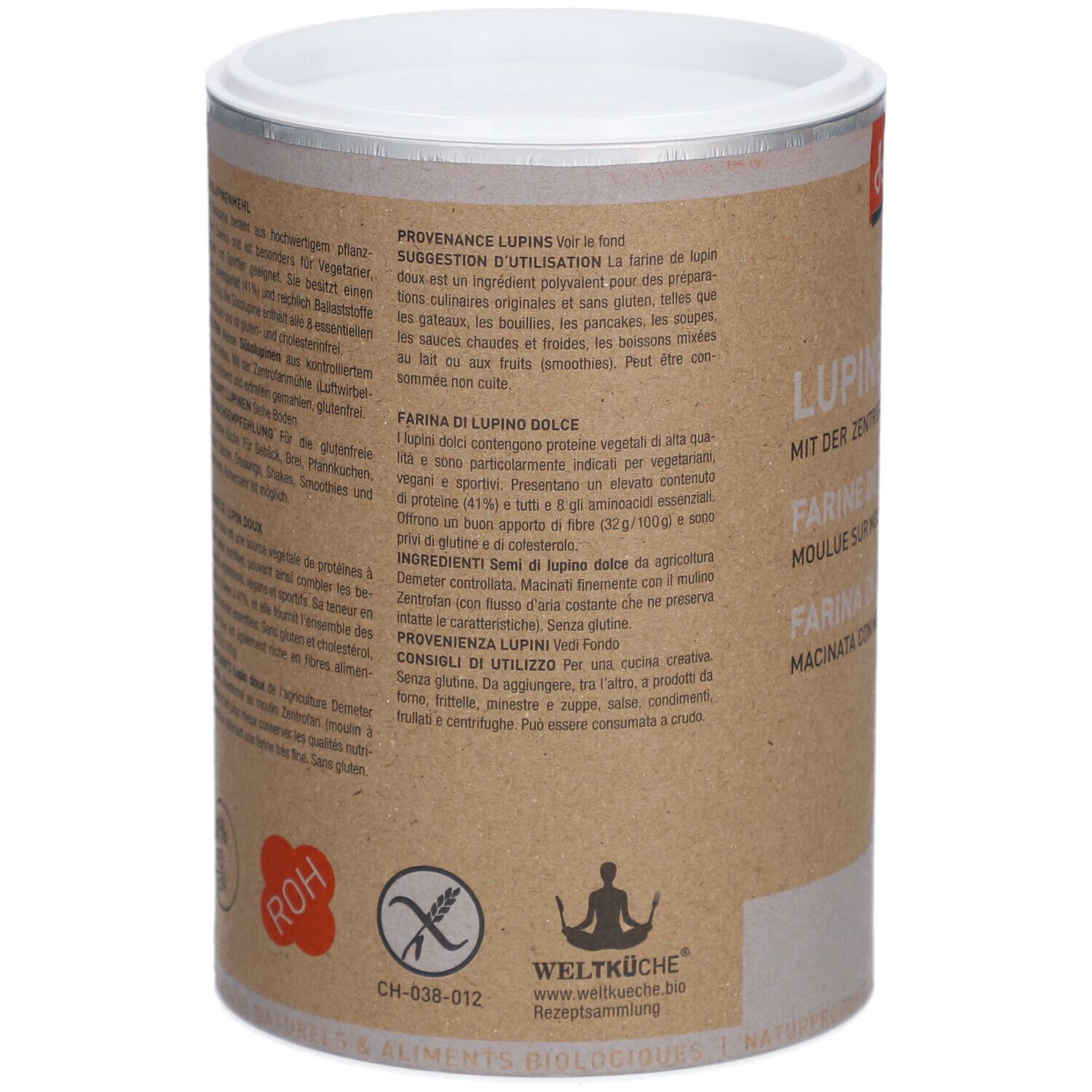 NATURKRAFTWERKE Farine de lupin Demeter