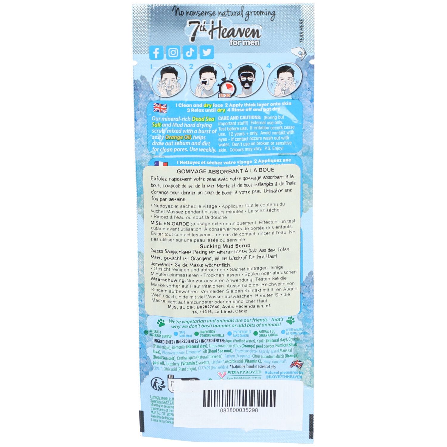 7TH HEAVEN Befreiende Schlamm Maske 15 g