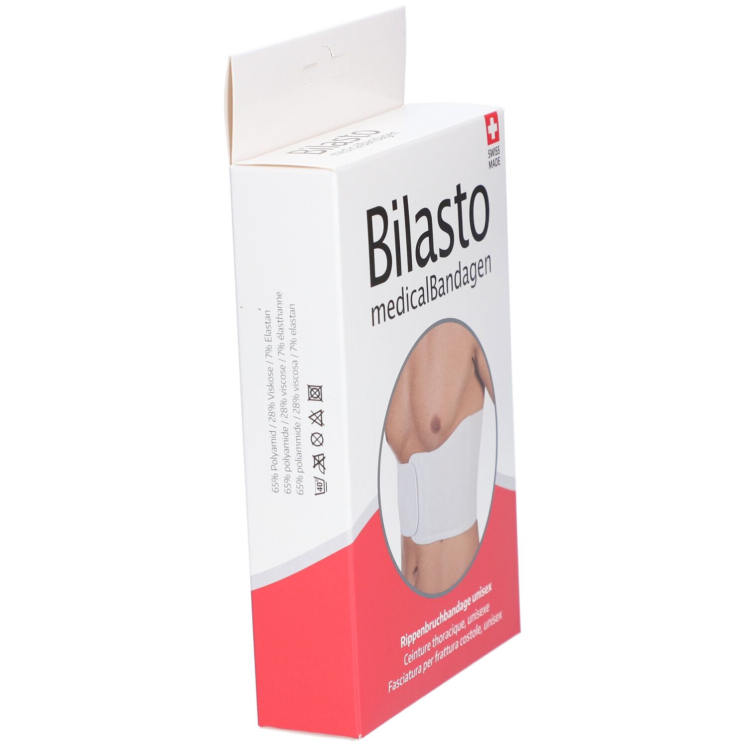 BILASTO Rippenbruchbandage L weiss