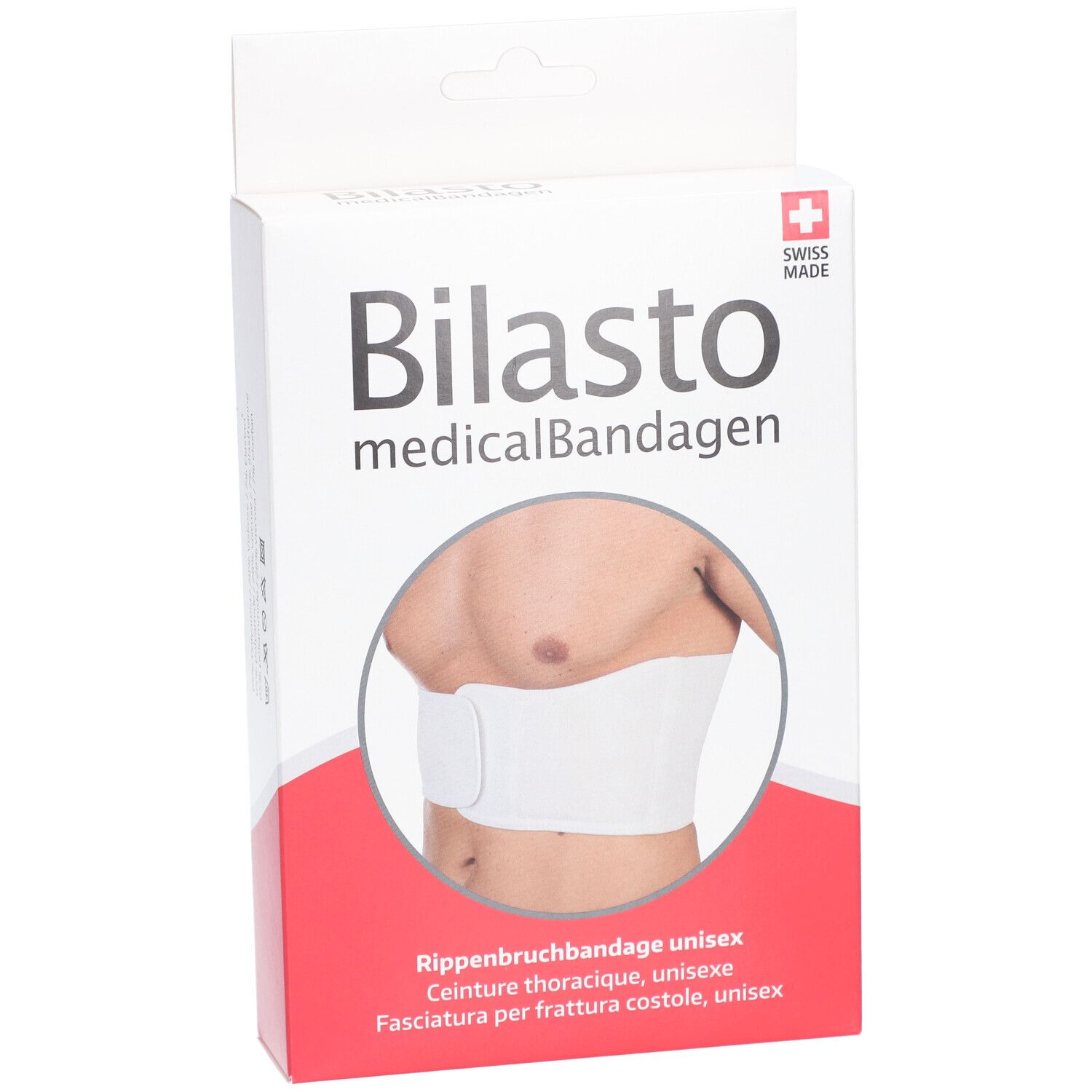 BILASTO Rippenbruchbandage L weiss