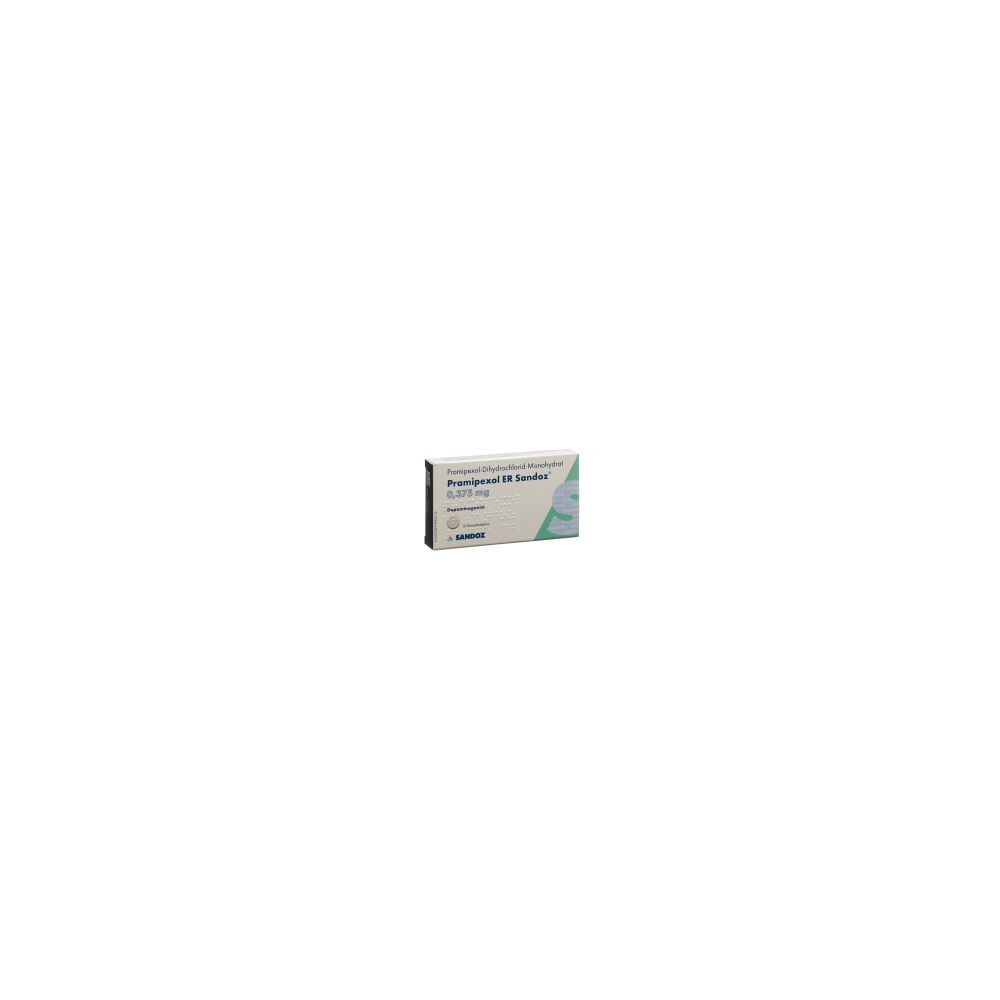 PRAMIPEXOL ER Sandoz Ret Tabl 0.375 mg 10 Stk