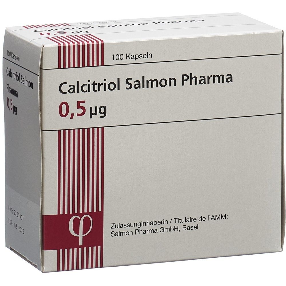 CALCITRIOL Salmon Pharma Kaps 0.5 mcg SDO