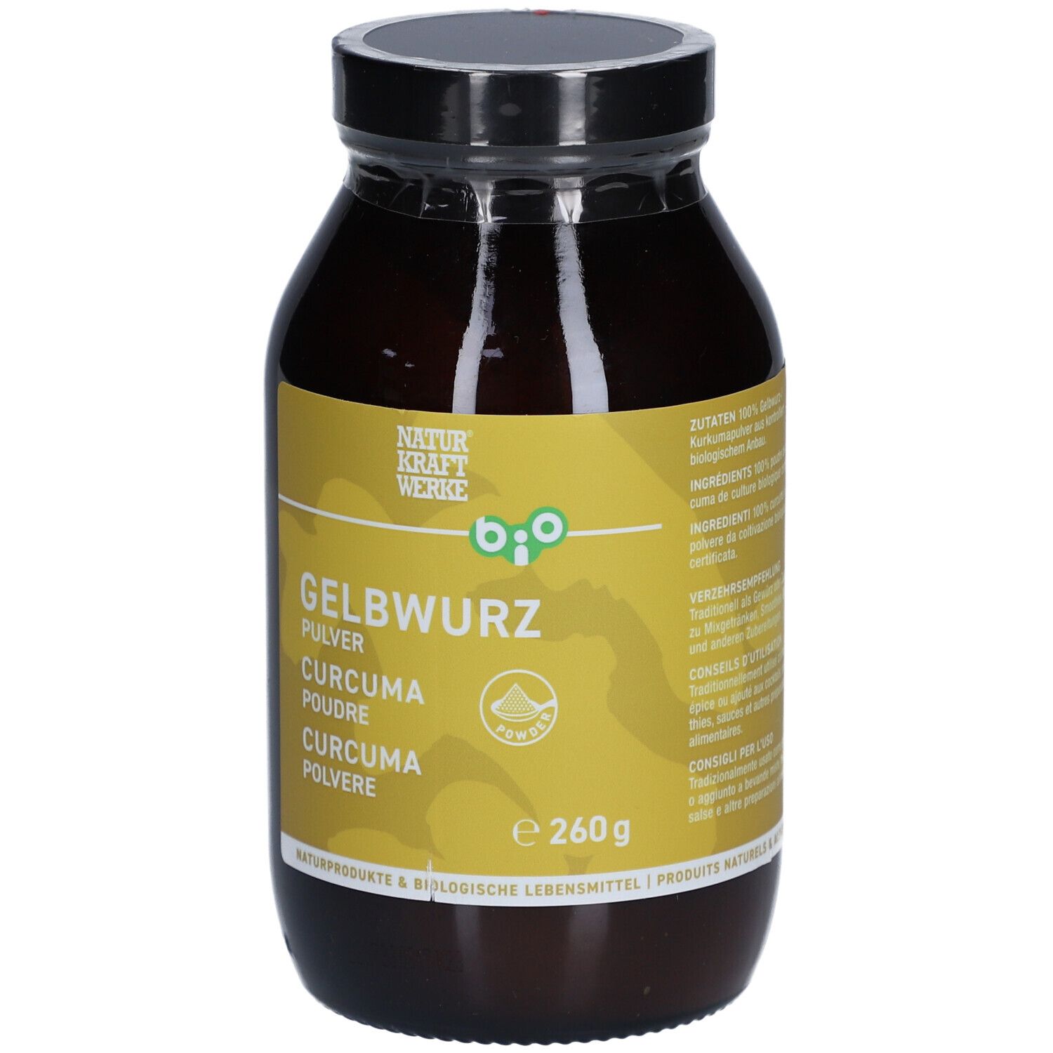 NATURKRAFTWERKE Bio Kurkuma Pulver