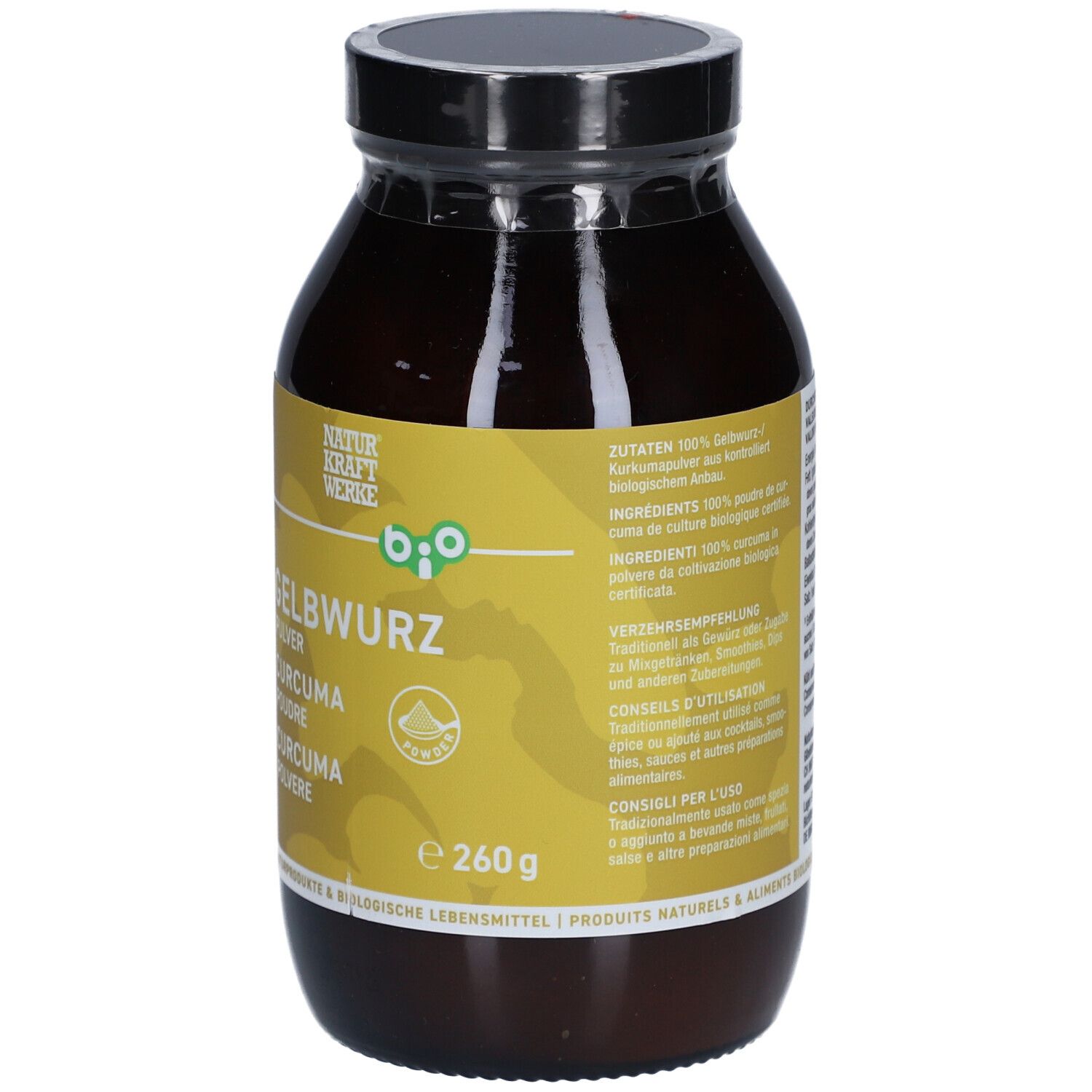 NATURKRAFTWERKE Bio Kurkuma Pulver