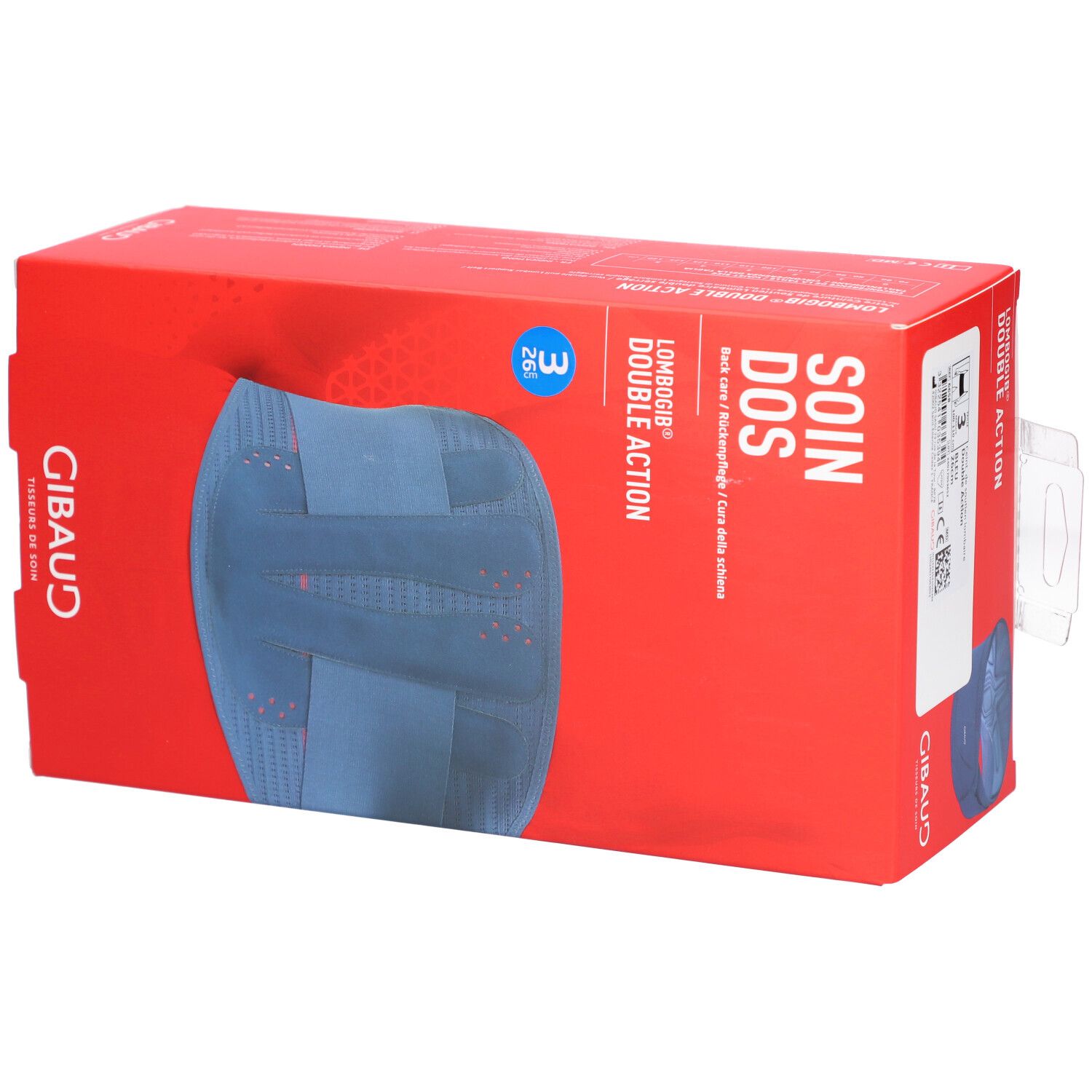 GIBAUD Lombogib Double Act 26cm Gr3 100-110 cm blau