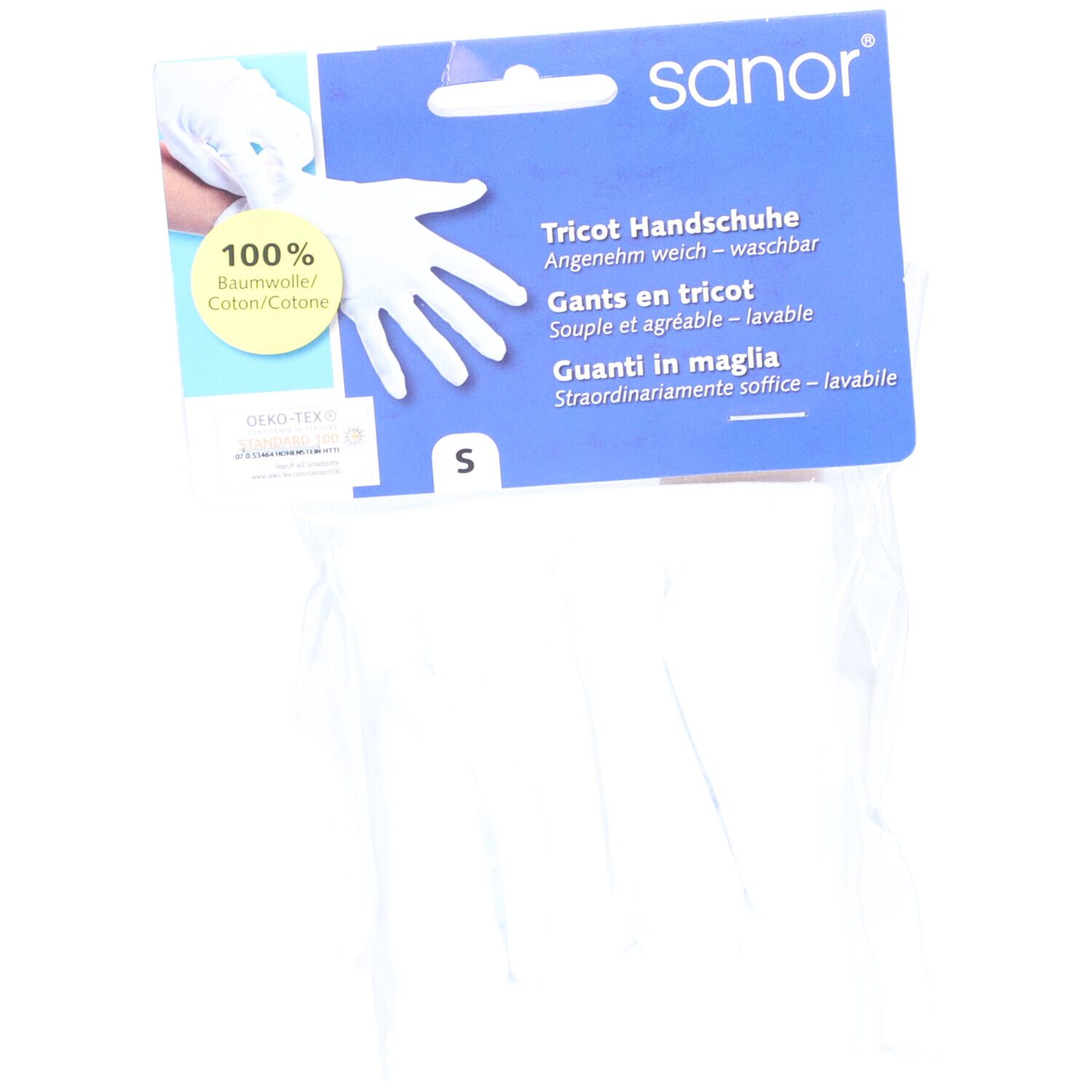 SANOR Tricot Handschuhe S