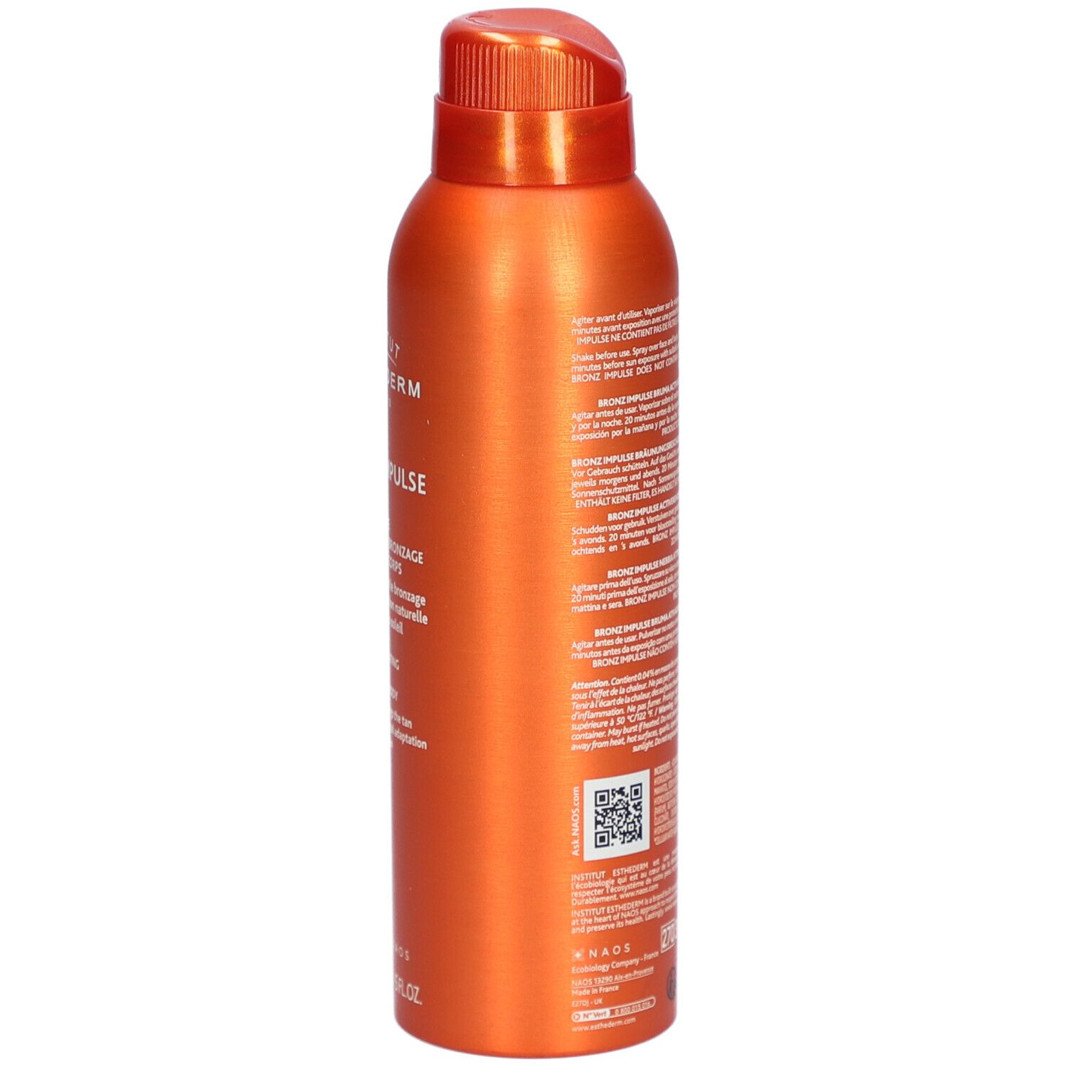 Esthederm Bronz Impulse Brume activatrice de bronzage pour le visage et le corps