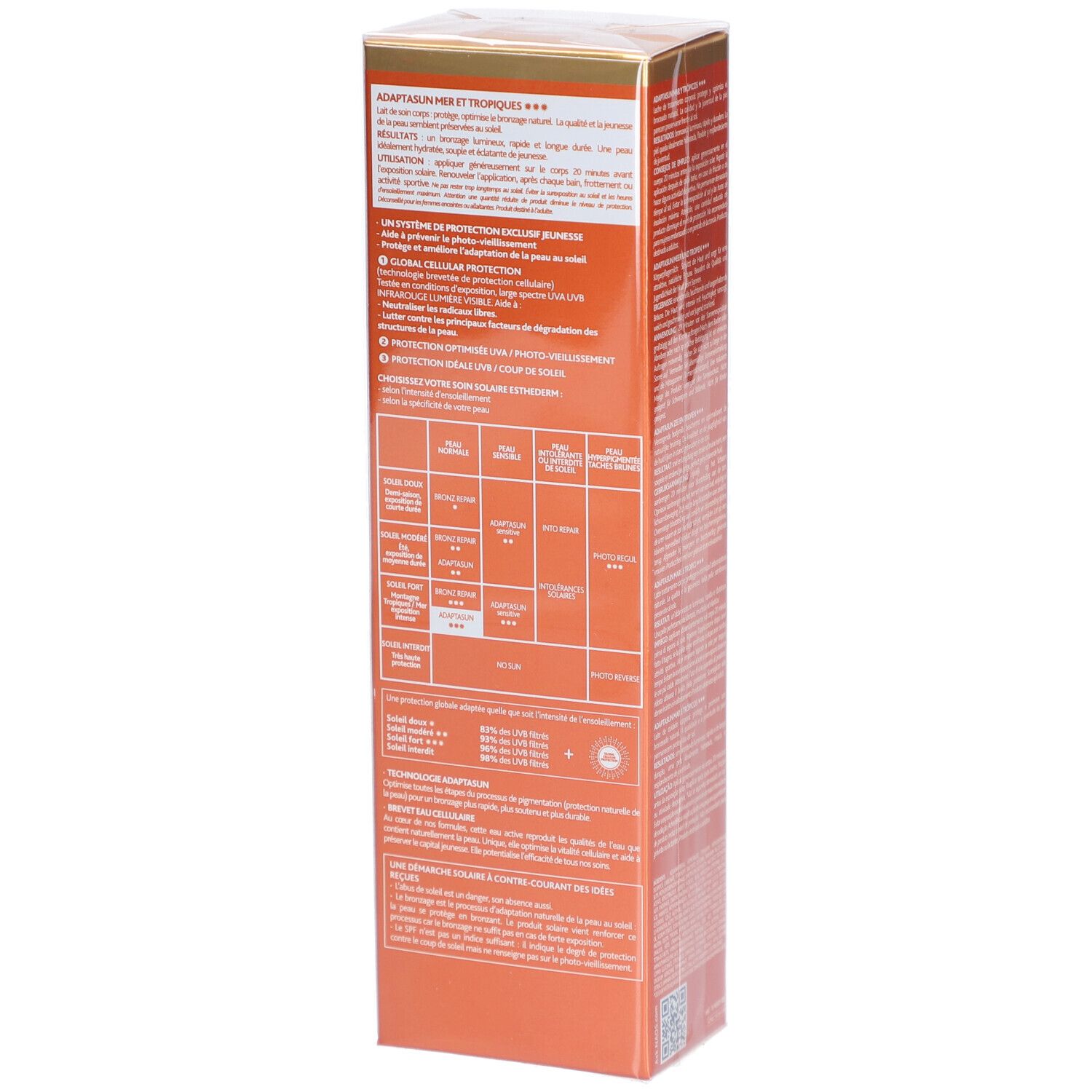 INSTITUT ESTHEDERM Adaptasun Körperschutzmilch Sonne stark