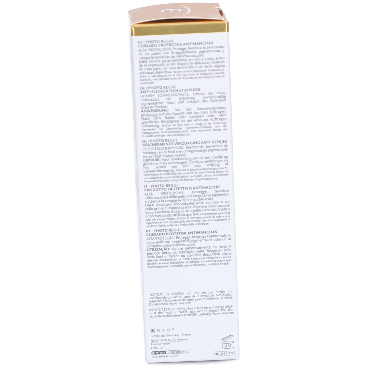Esthederm Photo Regul Soin protecteur anti-tâches SPF50+