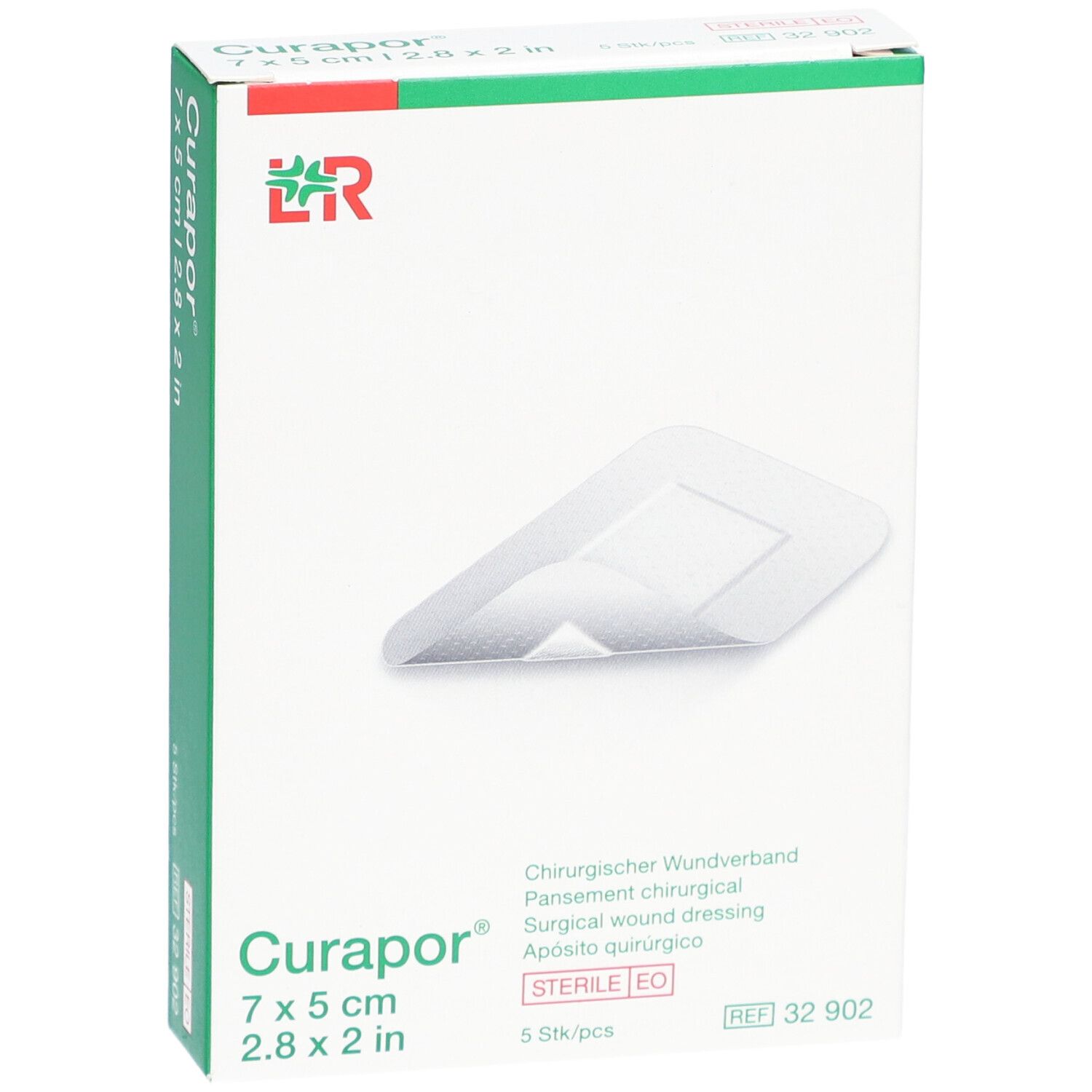 CURAPOR® Pansement 5 x 7 cm stérile