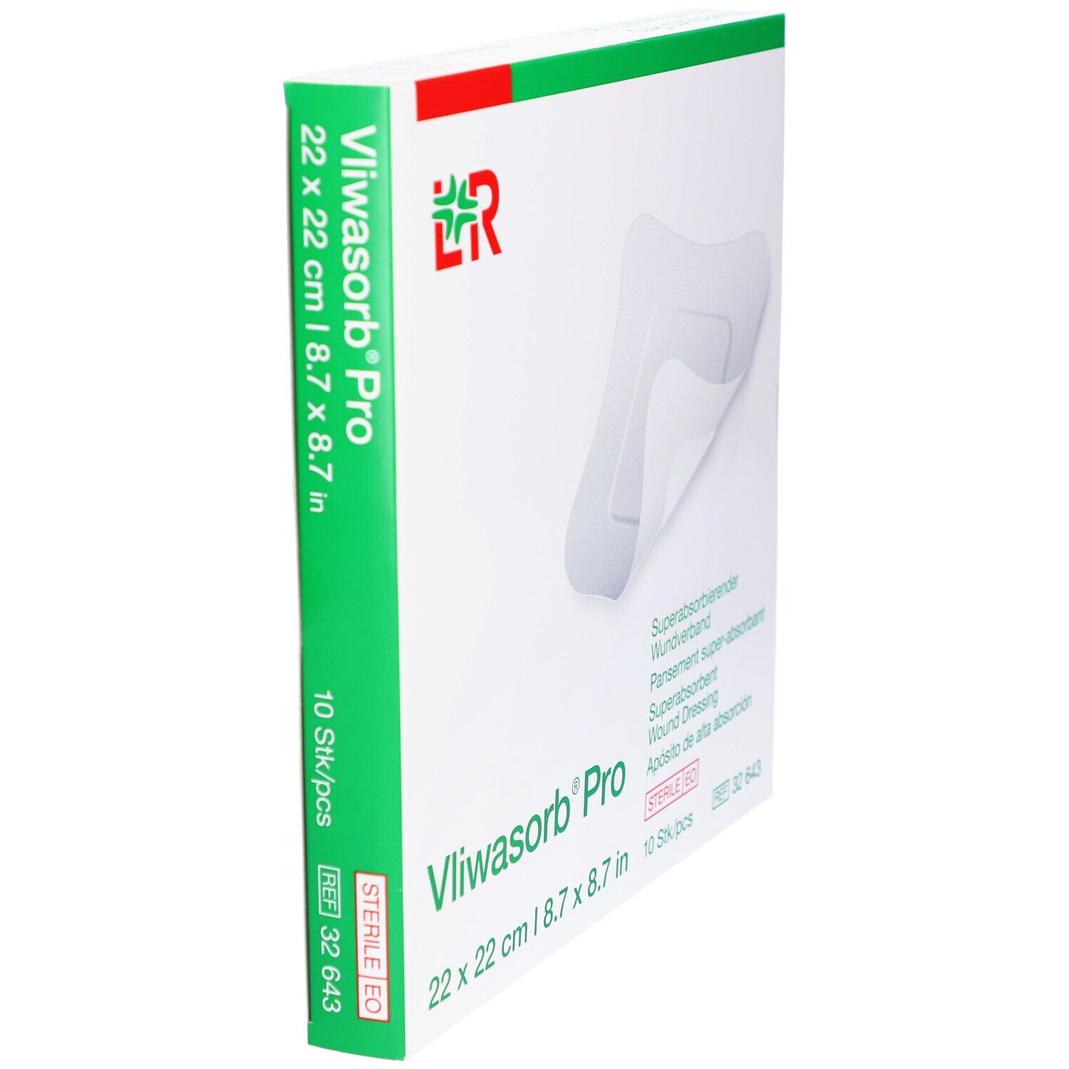 VLIWASORB Pro Wundverband 22x22cm 10 Stk
