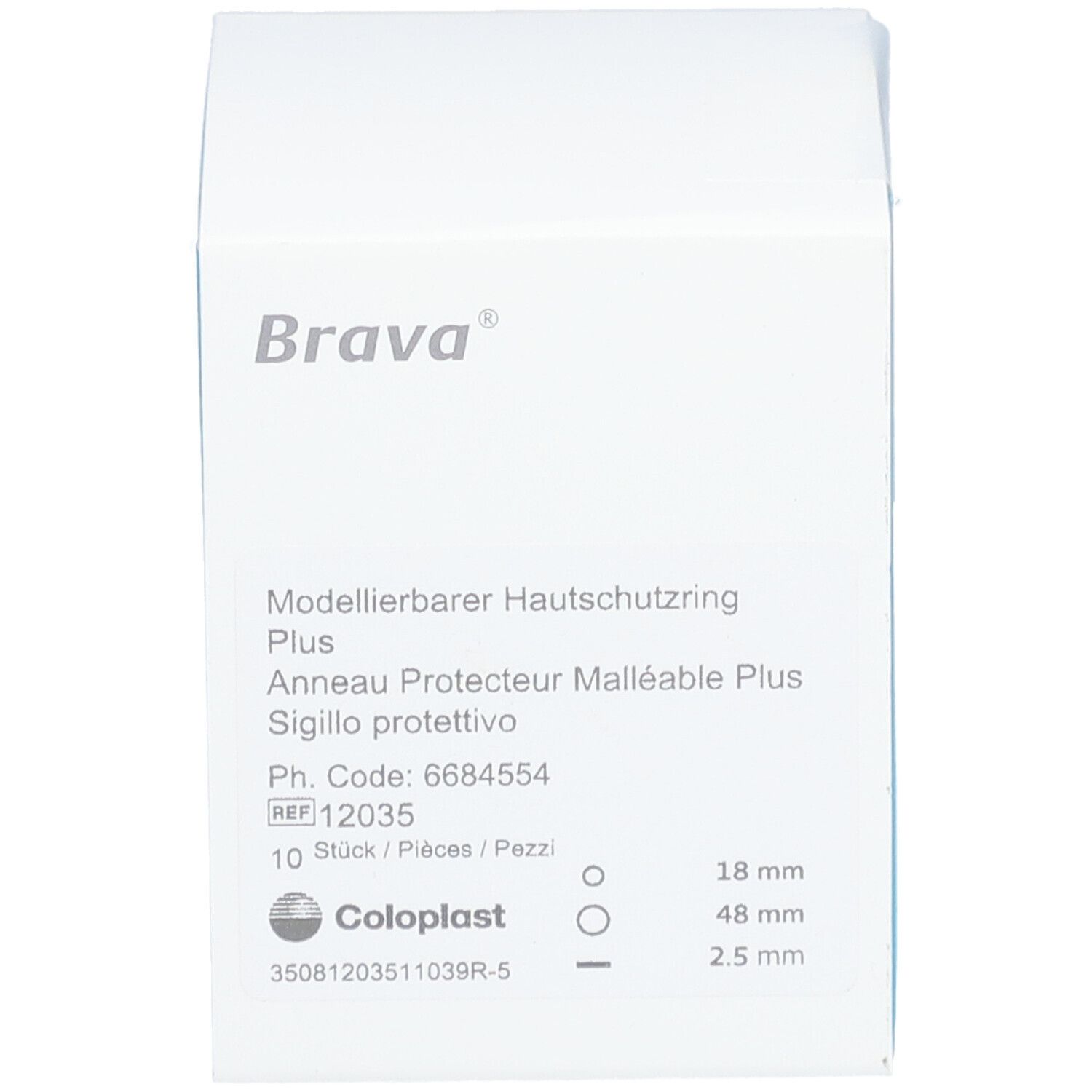 BRAVA® Anneau Protecteur Malléable Plus 18 mm / 48 mm / 2,5 mm