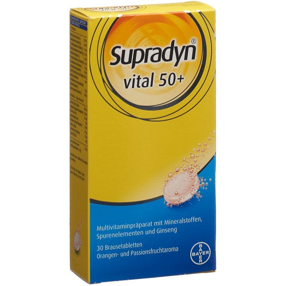 SUPRADYN Vital 50+ Brausetabl Ds 30 Stk