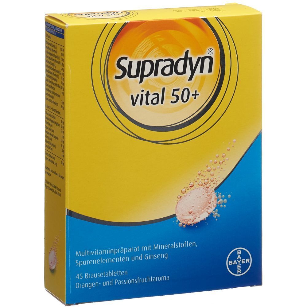 SUPRADYN Vital 50+ Brausetabl Ds 45 Stk