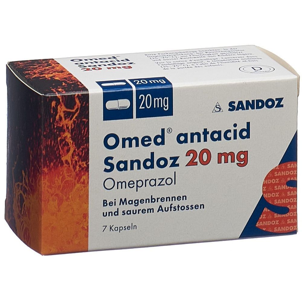 OMED antacid Sandoz Kaps 20 mg 7 Stk
