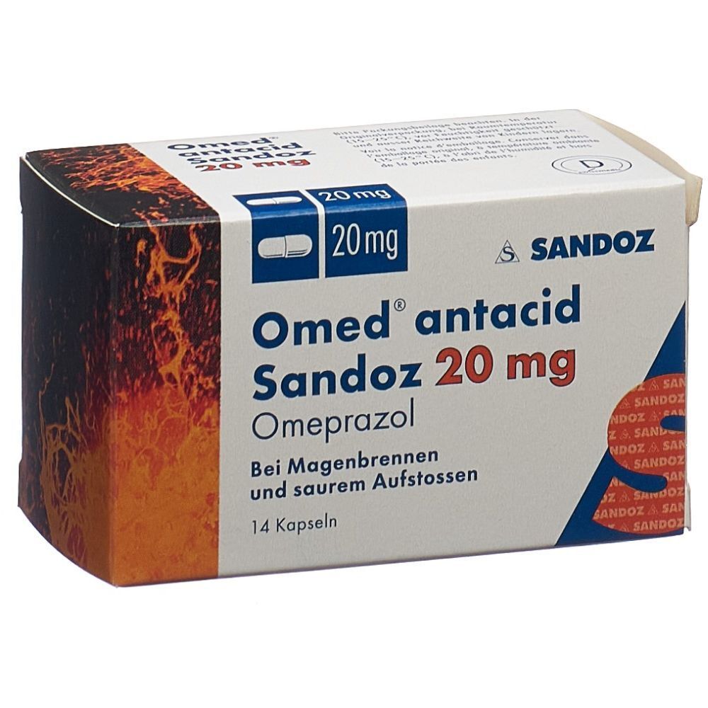 OMED antacid Sandoz Kaps 20 mg 14 Stk
