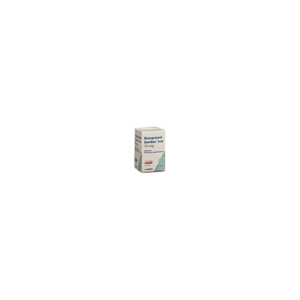 OMEPRAZOL Sandoz eco Kaps 10 mg Ds 14 Stk