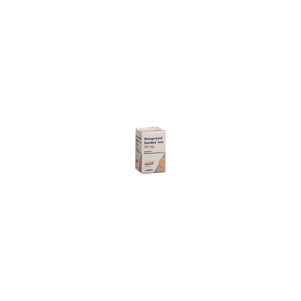 OMEPRAZOL Sandoz eco Kaps 20 mg Ds 14 Stk