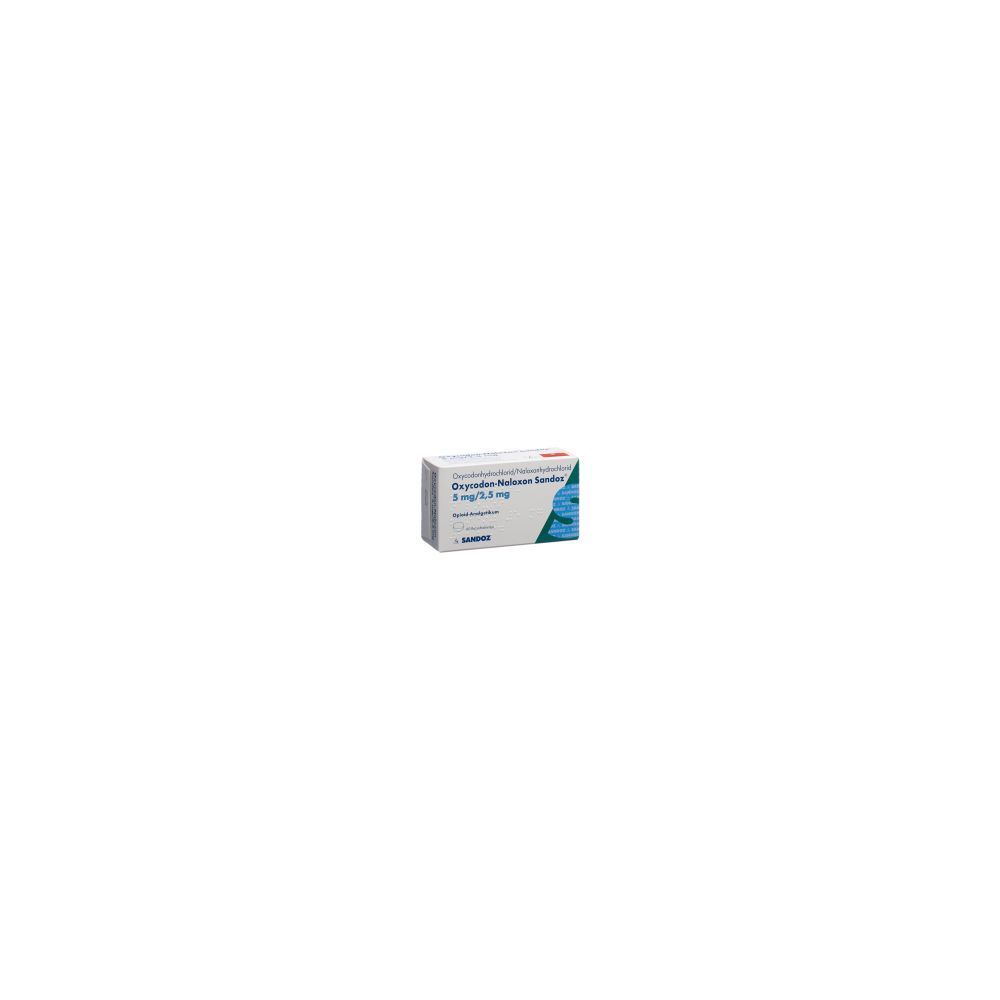 OXYCODON-NALOXON Sandoz Ret Tabl 5/2.5 mg 60 Stk