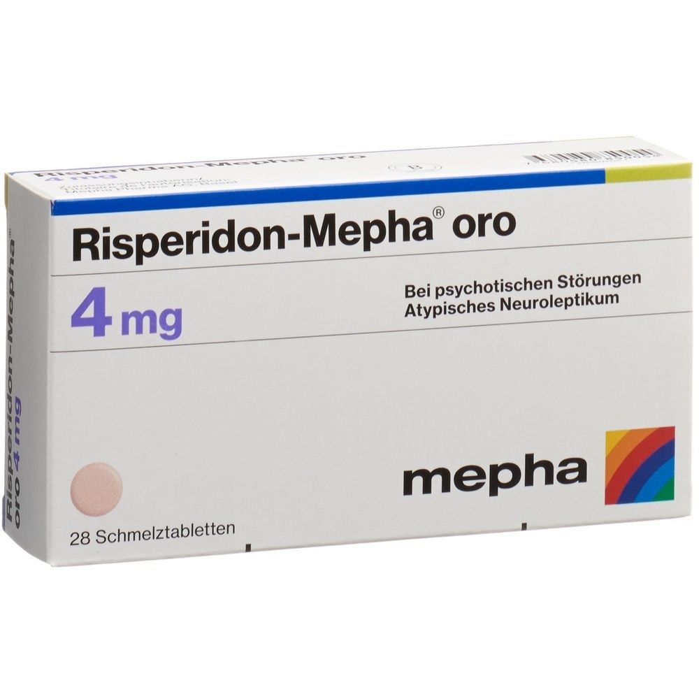 RISPERIDON Mepha oro Schmelztabl 4 mg SDO