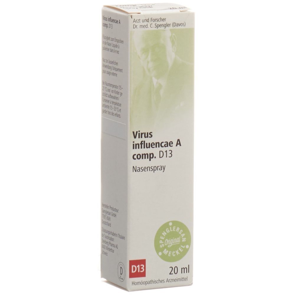 SPENGLERSAN Virus infl A comp D 13 Nasenspr 20 ml