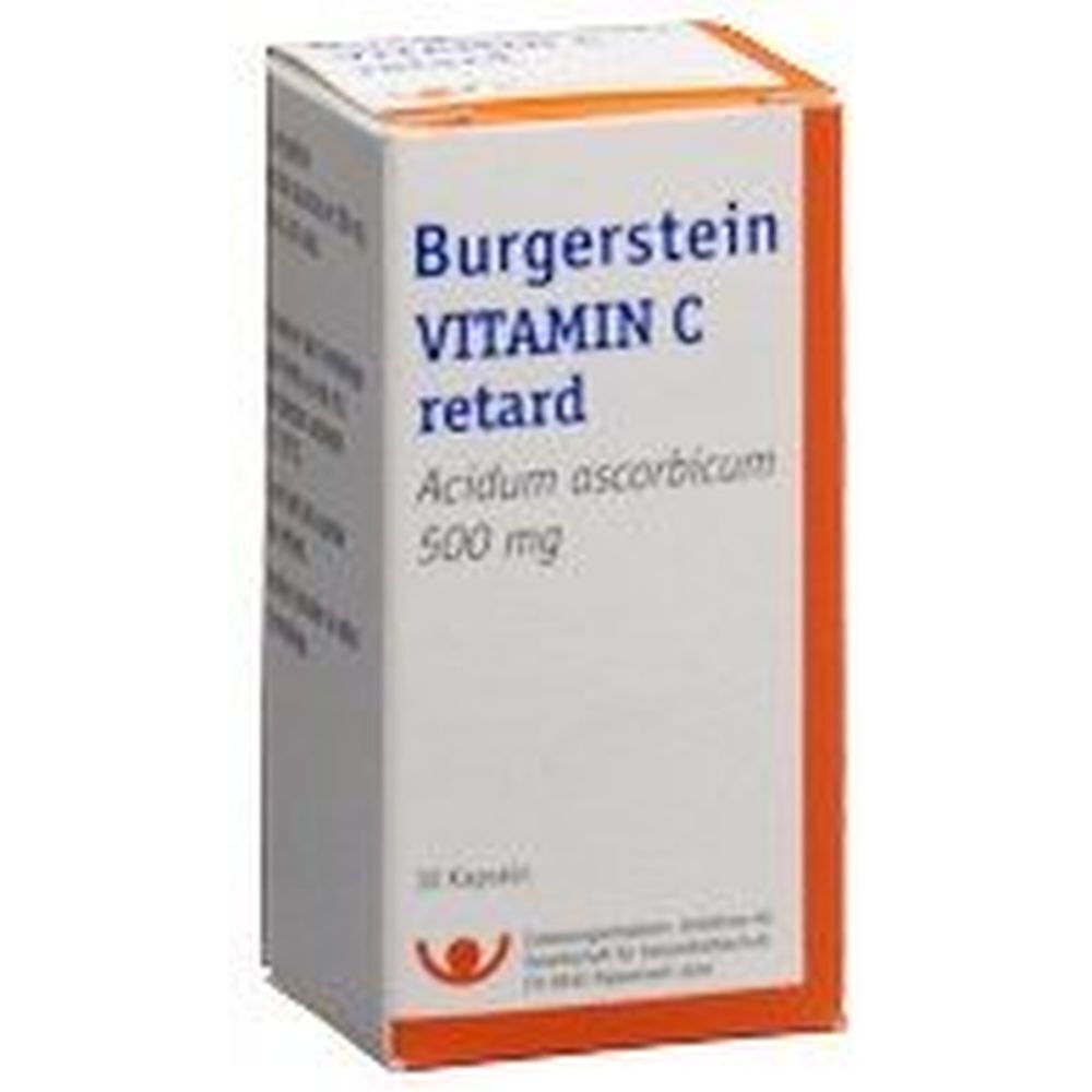 BURGERSTEIN Vitamin C Ret Kaps 500 mg Ds 30 Stk