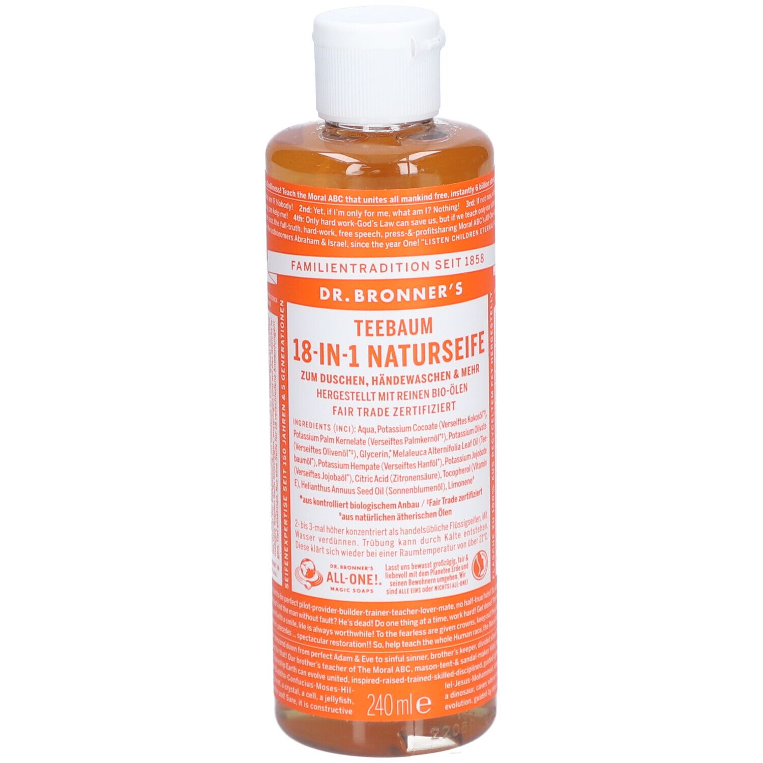 BRONNERS TEATREE Liquid Soap 240 ml