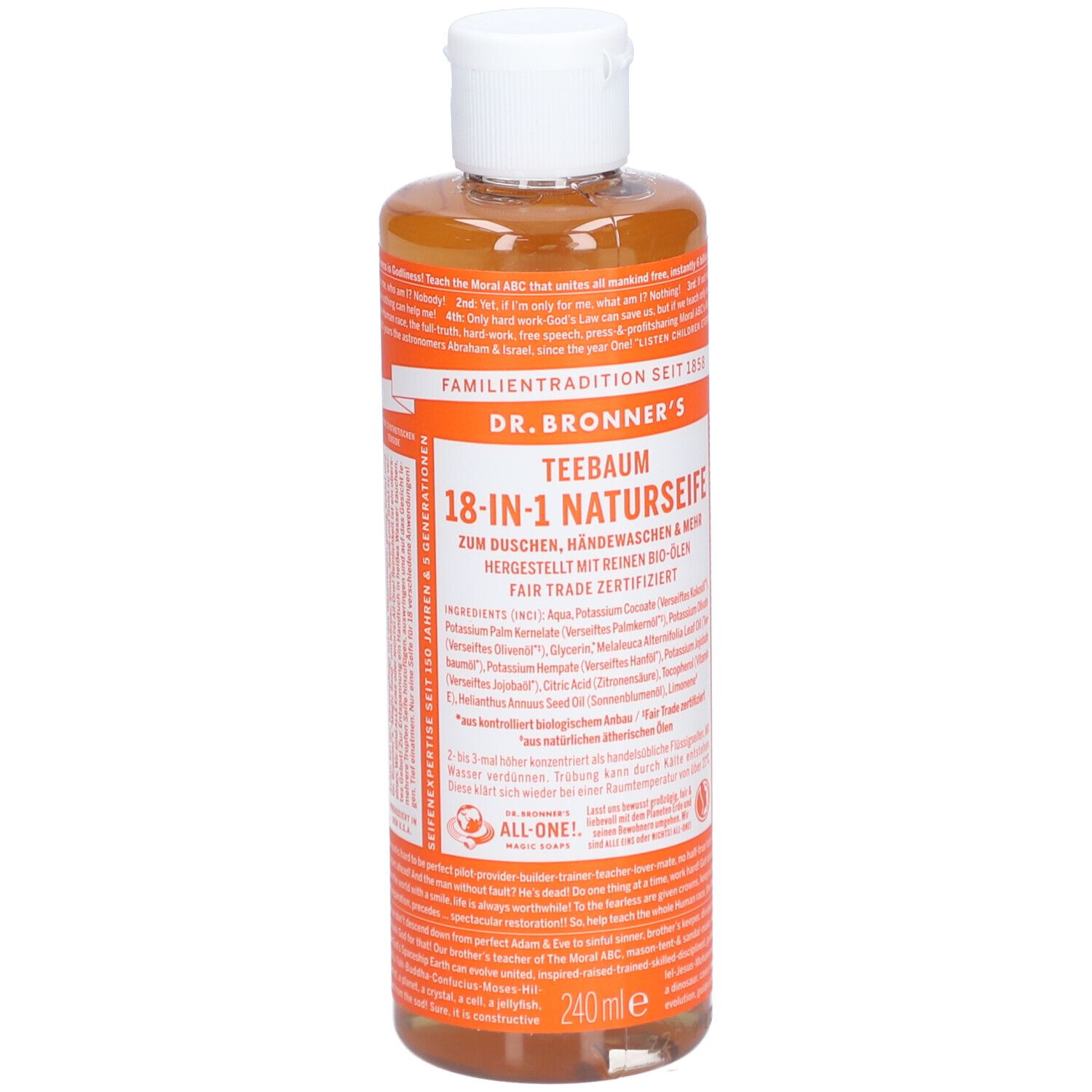 BRONNERS TEATREE Liquid Soap 240 ml