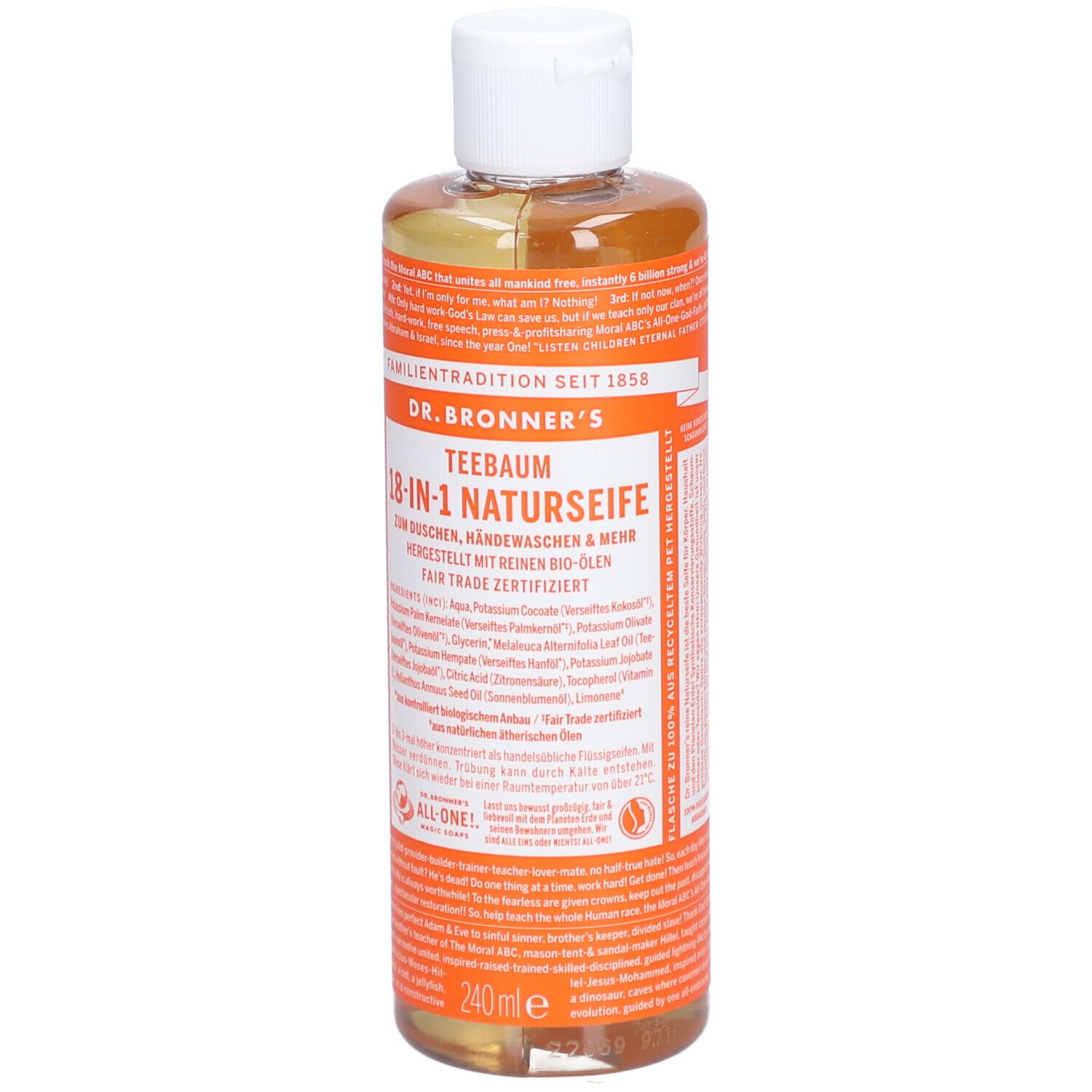 BRONNERS TEATREE Liquid Soap 240 ml
