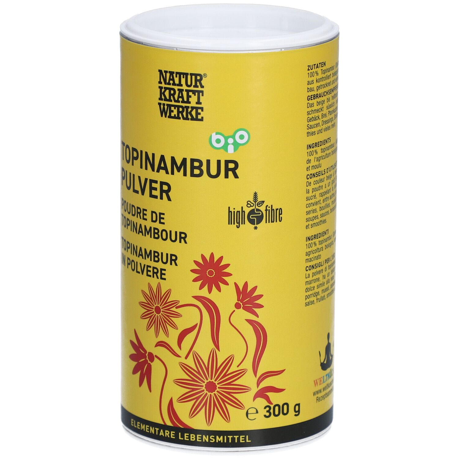 NATURKRAFTWERKE Poudre de topinambour bio