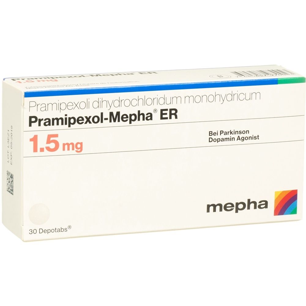 PRAMIPEXOL Mepha ER Depotabs 1.5 mg SDO