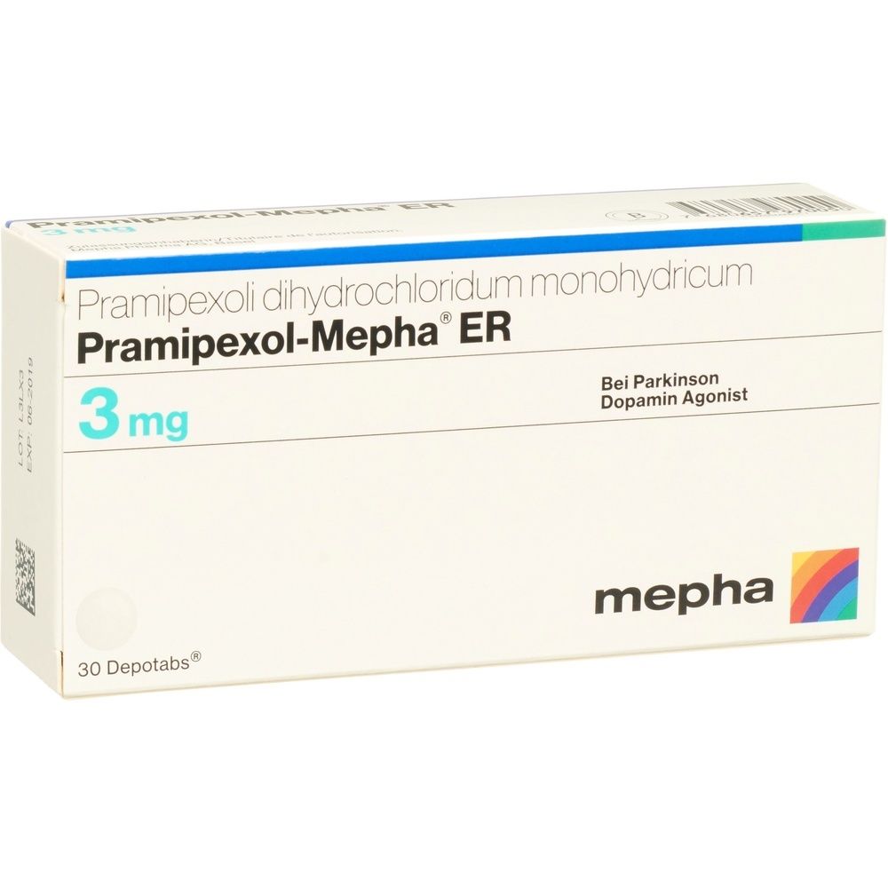 PRAMIPEXOL Mepha ER Depotabs 3 mg SDO