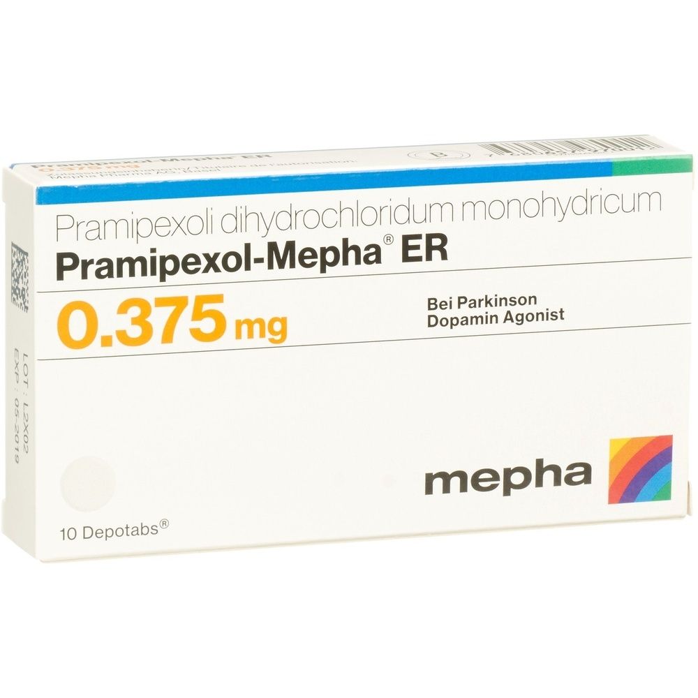 PRAMIPEXOL Mepha ER Depotabs 0.375 mg SDO