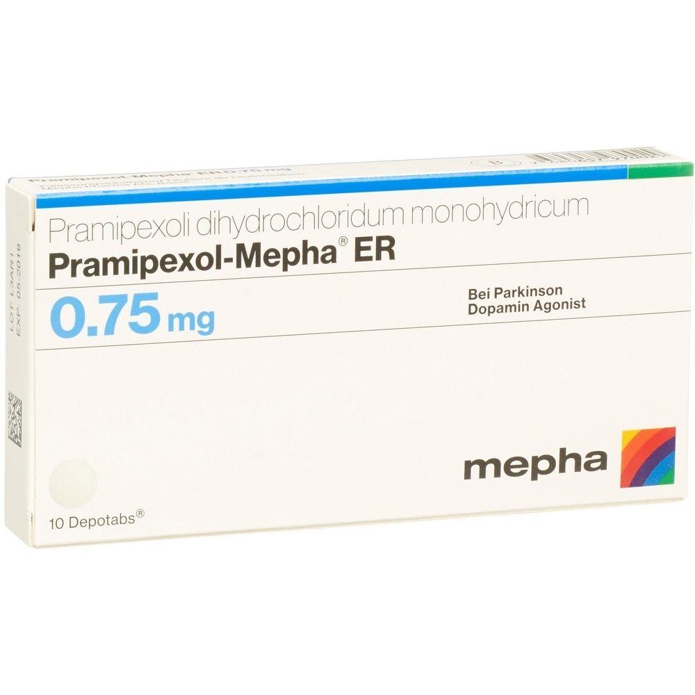 PRAMIPEXOL Mepha ER Depotabs 0.75 mg SDO