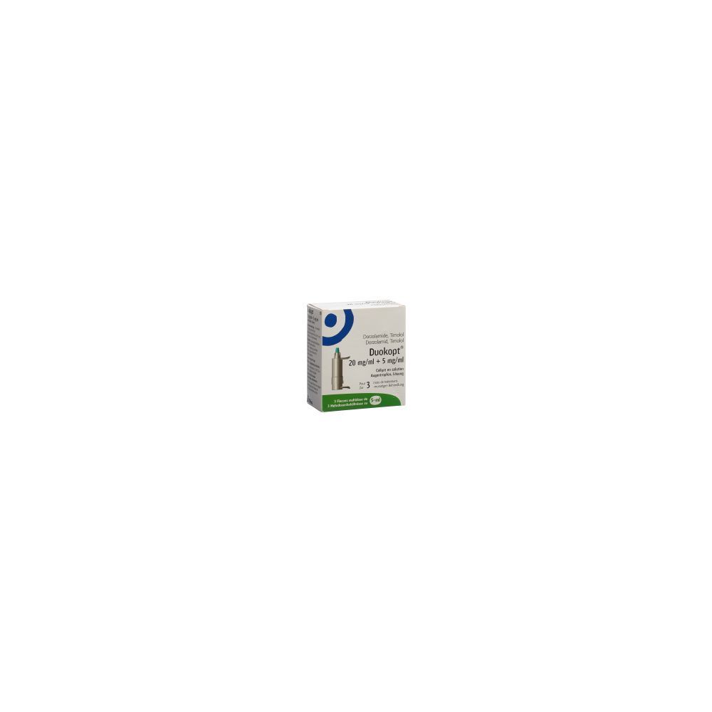 DUOKOPT Gtt Opht 3 Fl 5 ml