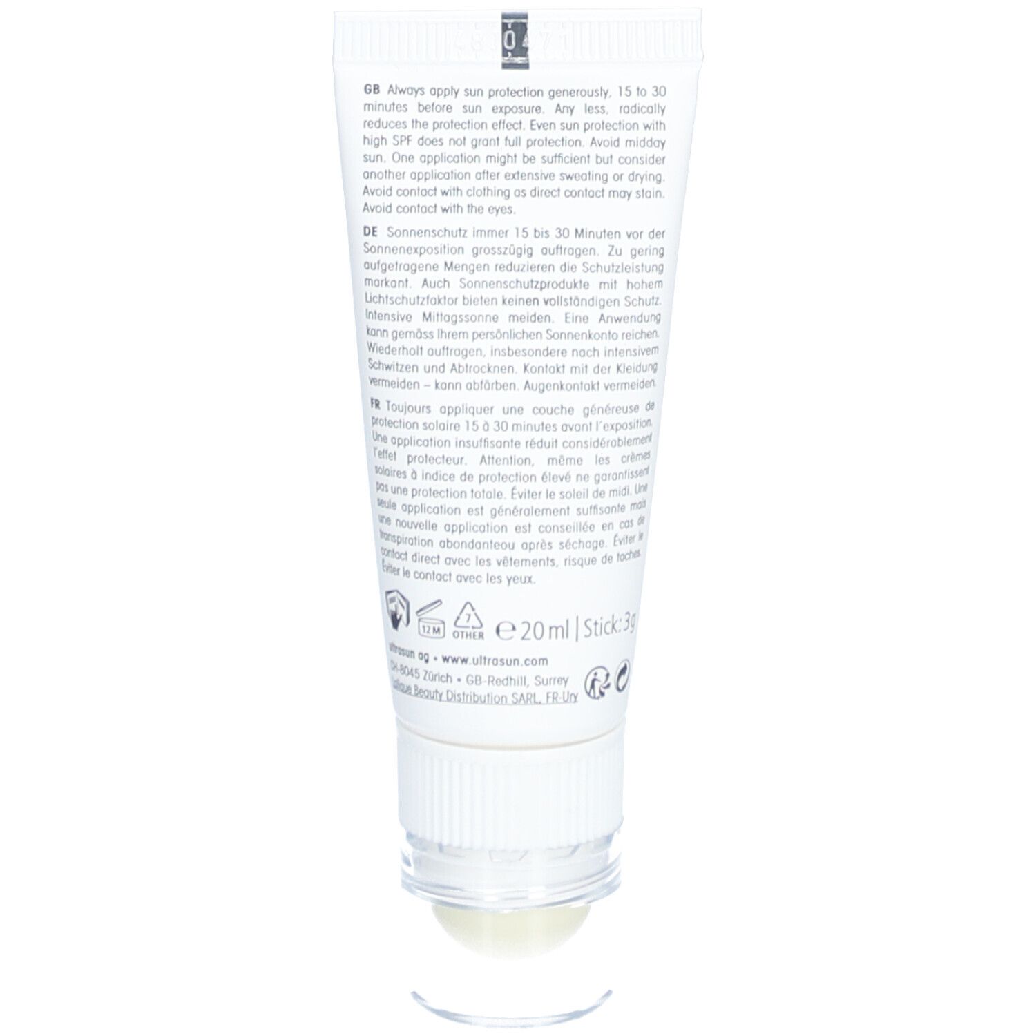 ULTRASUN Alpine SPF 30 20 ml + 3 g
