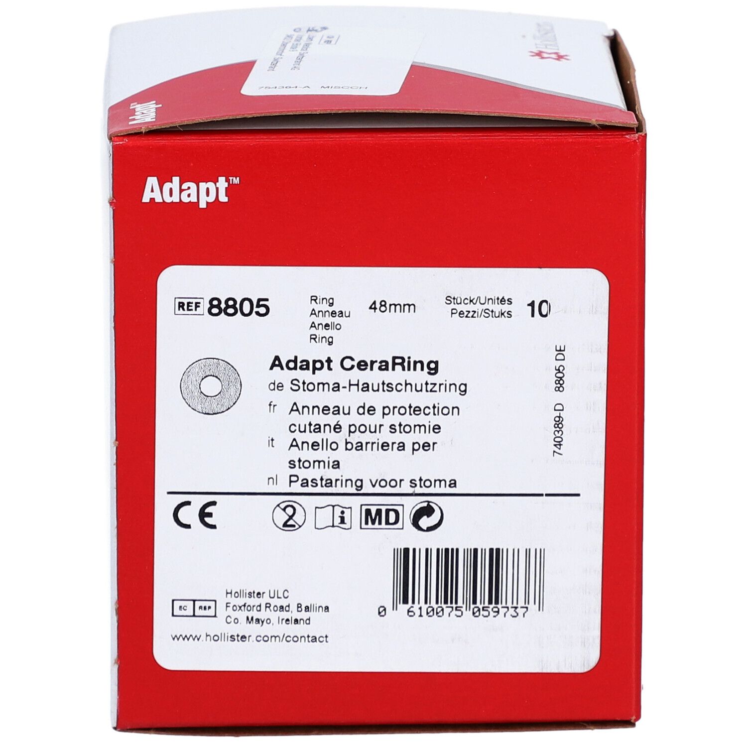 HOLLISTER ADAPT CeraRing 4.5mm/48mm 10 Stk